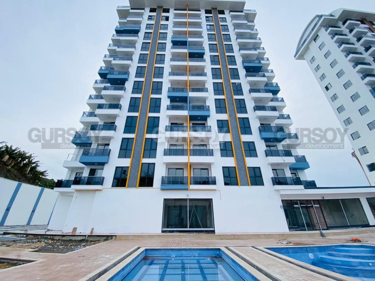 Новая квартира 1+1,40м2 в современном комплексе в районе Махмутлар. в Турции - фото 1