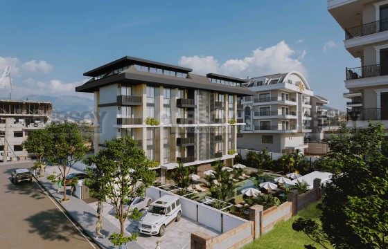 Элитный строящийся жилой комплекс в районе Оба, 46,5-145 м2 в Турции - фото 12