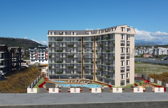 Резиденция с квартирами 51-99 м2 в Газипаша, всего в 700 м. от моря. в Турции - фото 10