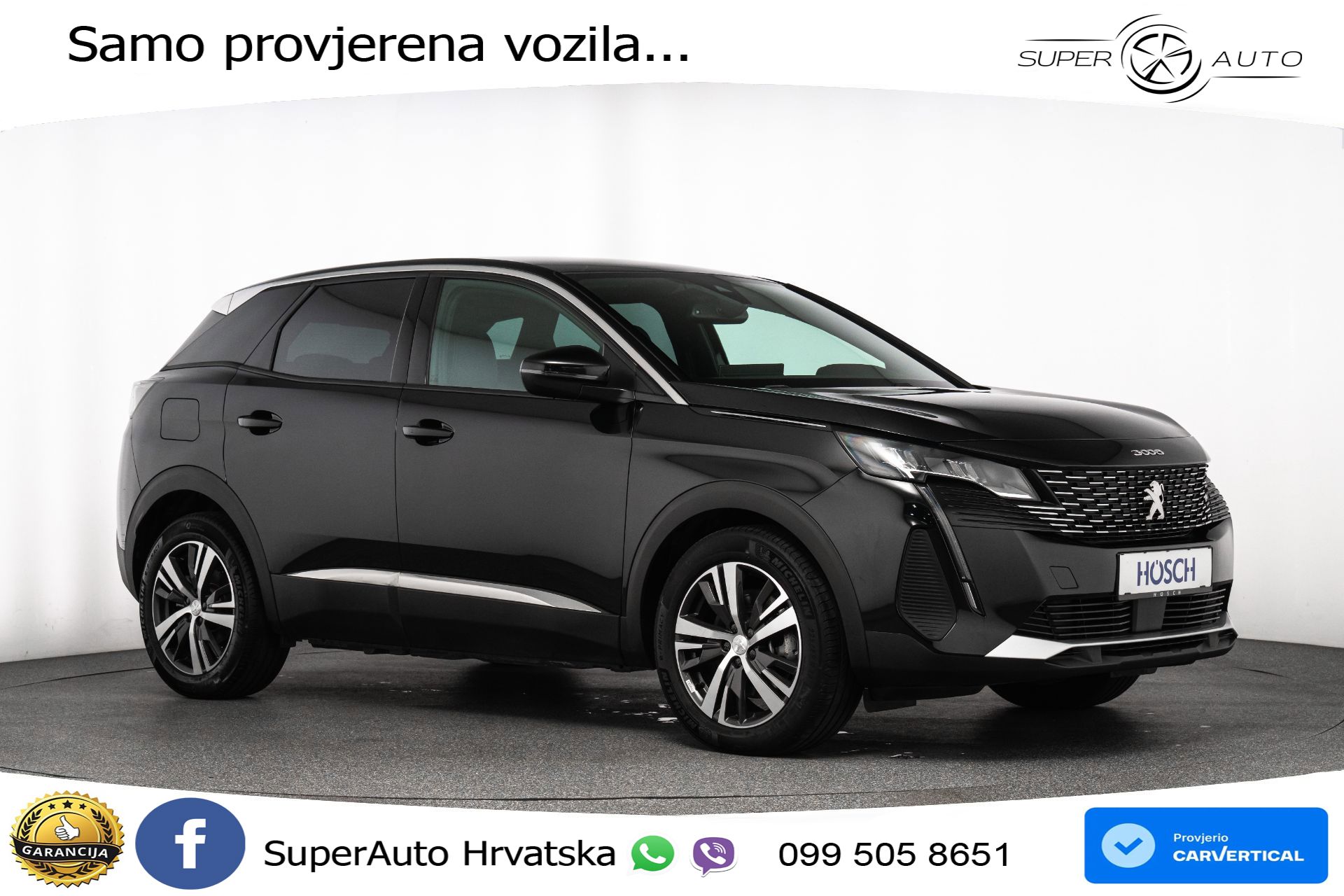 Peugeot 3008 SUV Aut. Allure 179 KS, KAM+VIRT+NAVI