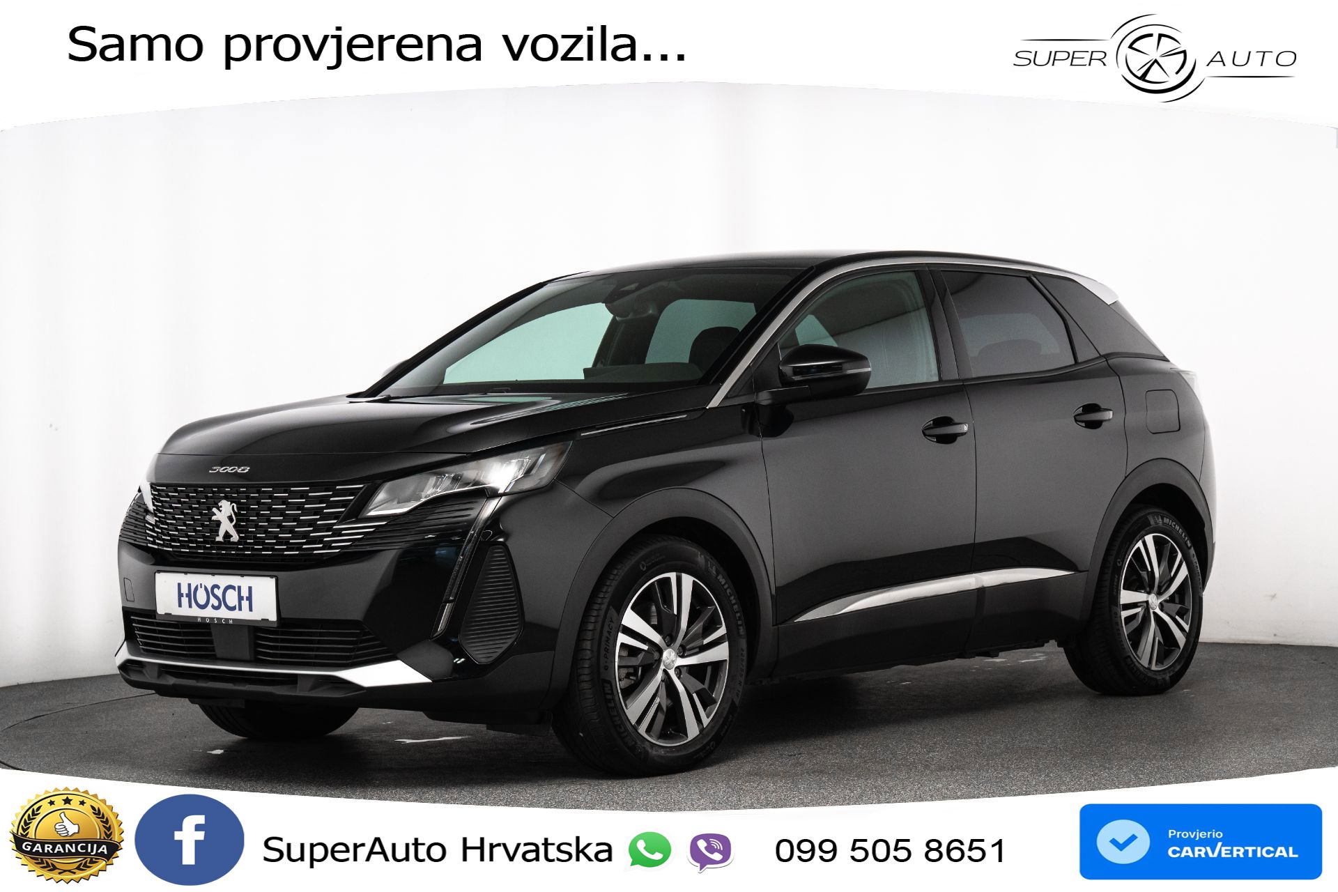 Peugeot 3008 SUV Aut. Allure 179 KS, KAM+VIRT+NAVI