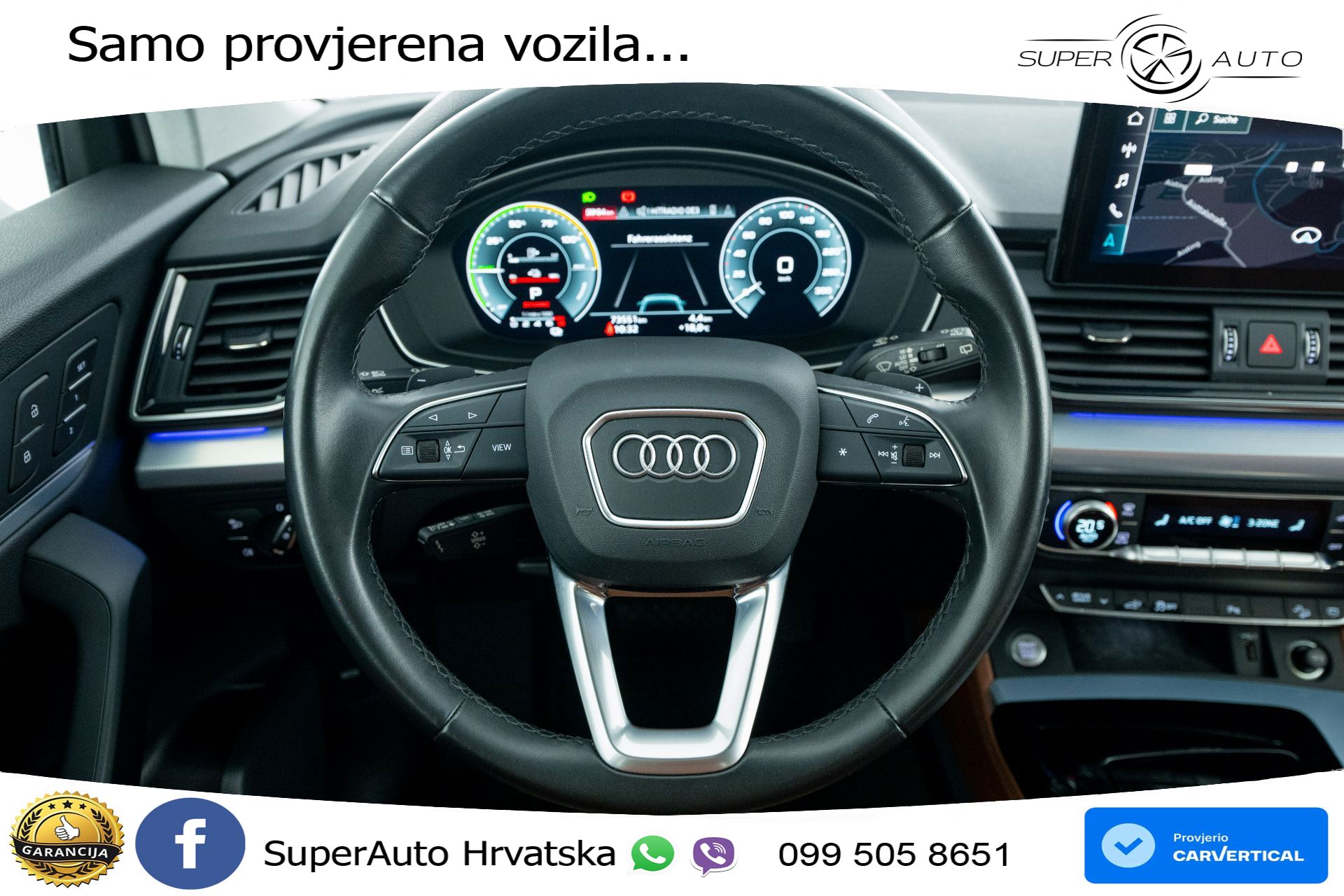 Audi Q5 50 TFSIe quattro S tronic Advanced 299 KS, KAM+GR SJED+HEAD+VIRT