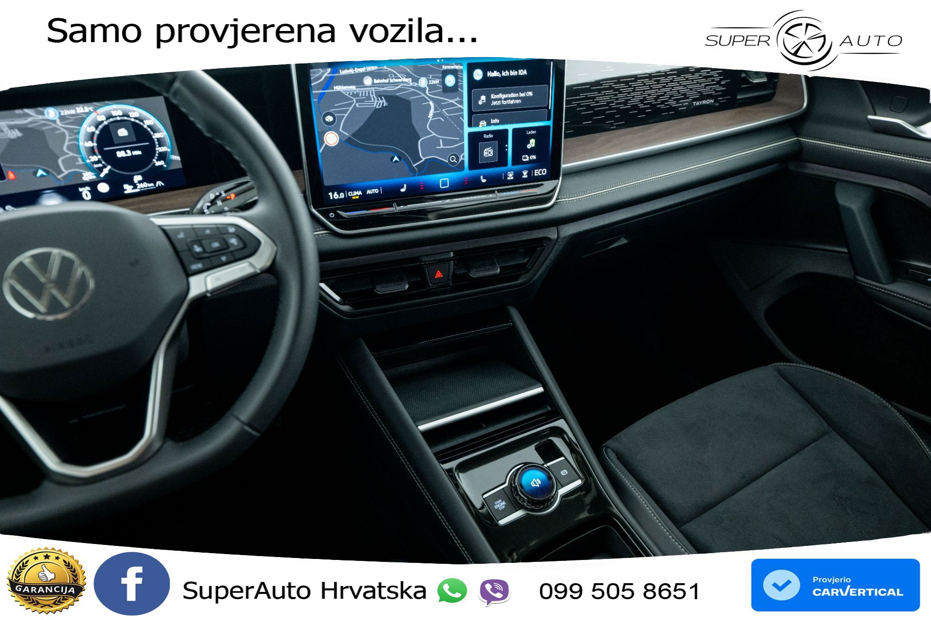 VW Tayron 1.5 TSI DSG Elegance 204 KS, MATRIX+ACC+GR SJED+360+MASAŽA