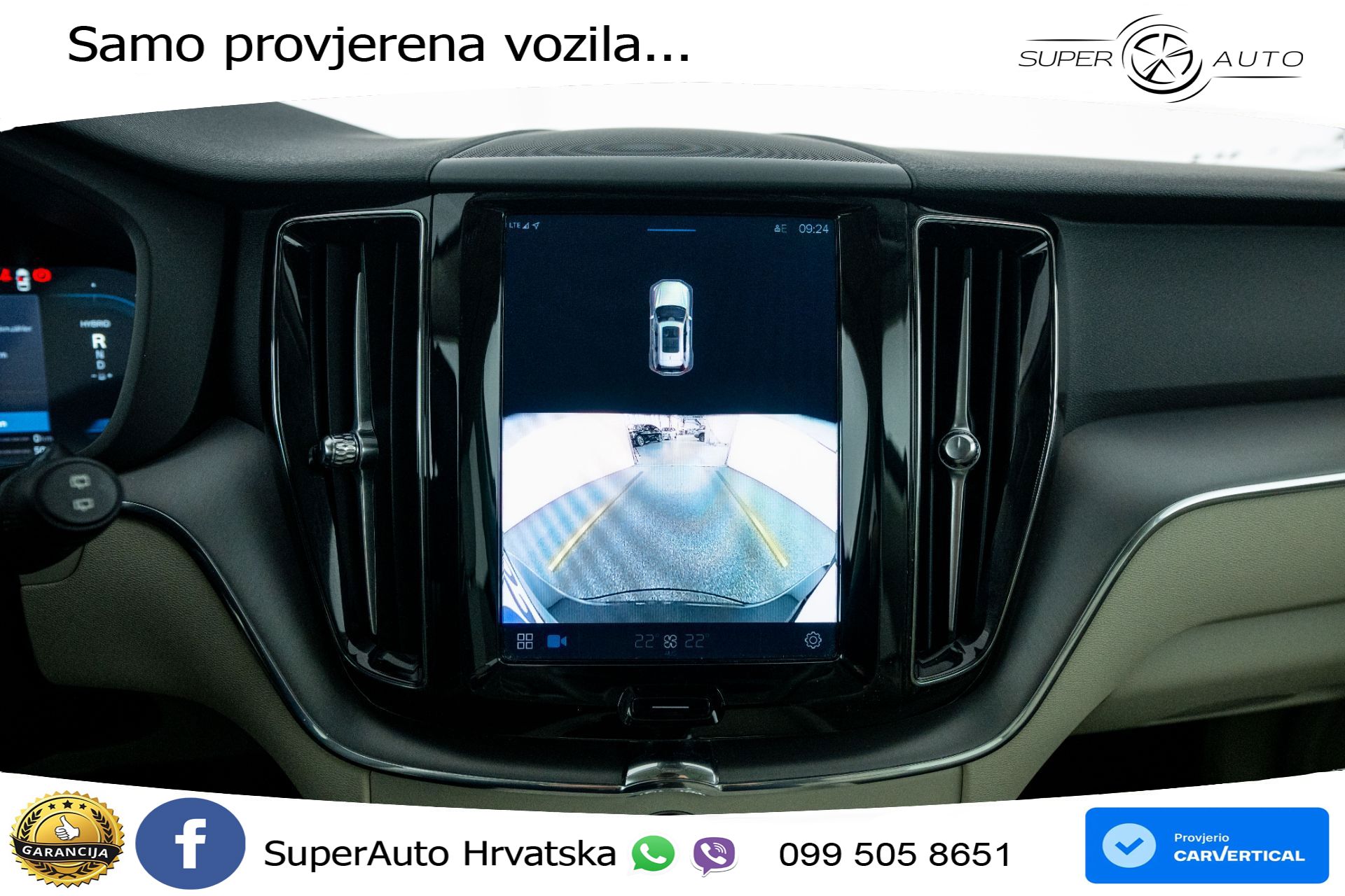 Volvo XC60 2.0 T6 AWD Recharge Core 398 KS, LED+TEM+PANO+KAM+VIRT+PDC