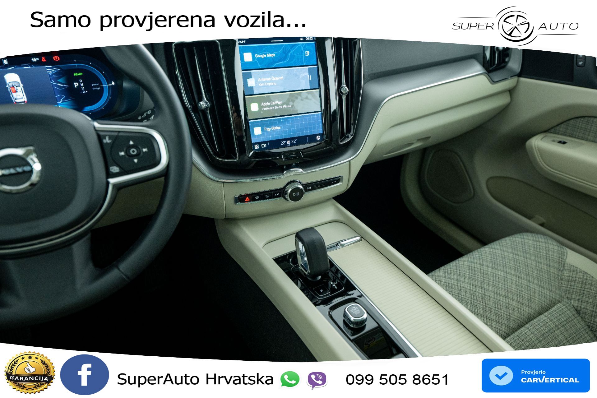 Volvo XC60 2.0 T6 AWD Recharge Core 398 KS, LED+TEM+PANO+KAM+VIRT+PDC
