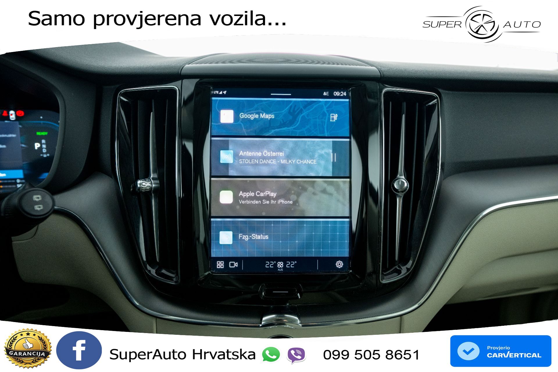 Volvo XC60 2.0 T6 AWD Recharge Core 398 KS, LED+TEM+PANO+KAM+VIRT+PDC