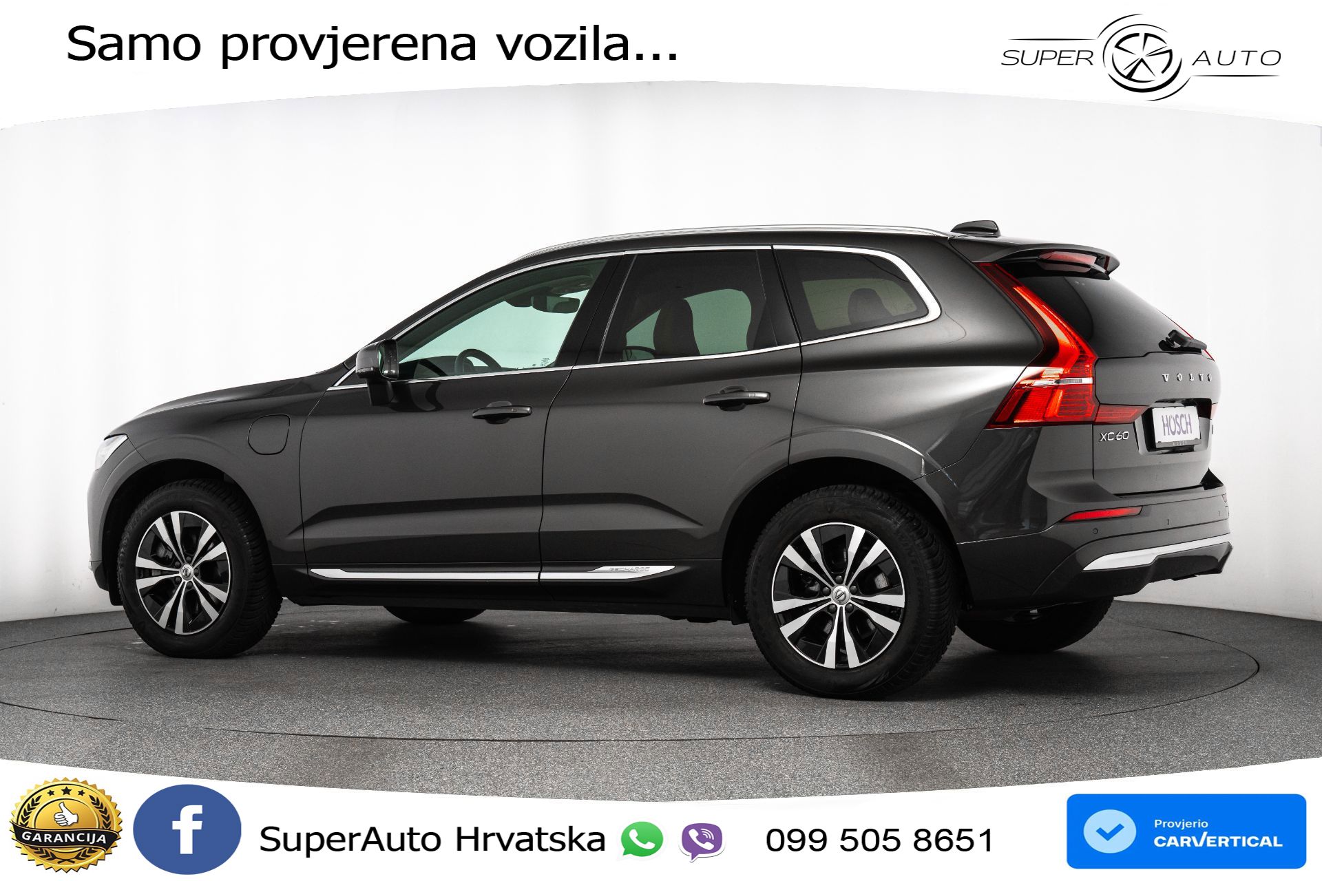 Volvo XC60 2.0 T6 AWD Recharge Core 398 KS, LED+TEM+PANO+KAM+VIRT+PDC