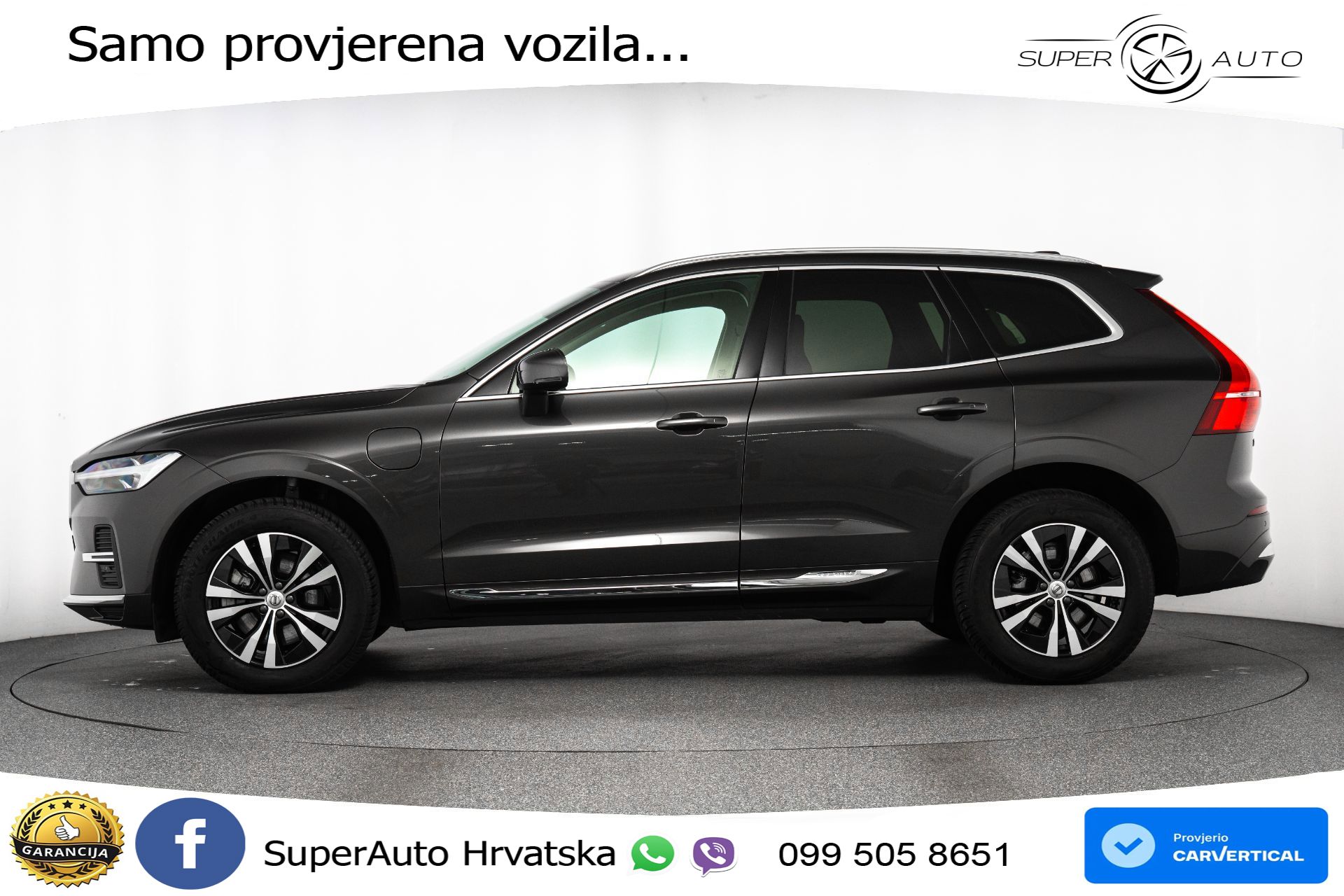 Volvo XC60 2.0 T6 AWD Recharge Core 398 KS, LED+TEM+PANO+KAM+VIRT+PDC