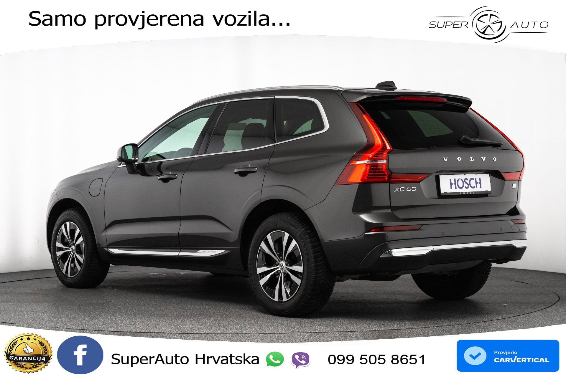 Volvo XC60 2.0 T6 AWD Recharge Core 398 KS, LED+TEM+PANO+KAM+VIRT+PDC