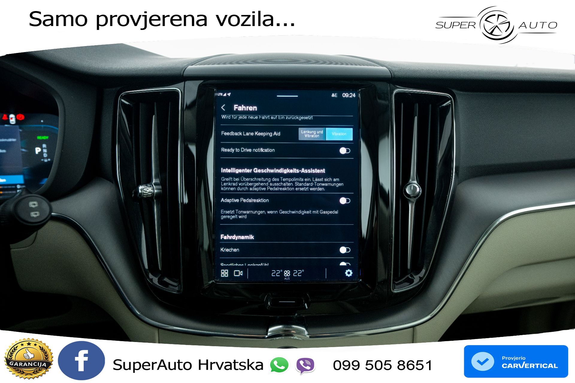 Volvo XC60 2.0 T6 AWD Recharge Core 398 KS, LED+TEM+PANO+KAM+VIRT+PDC