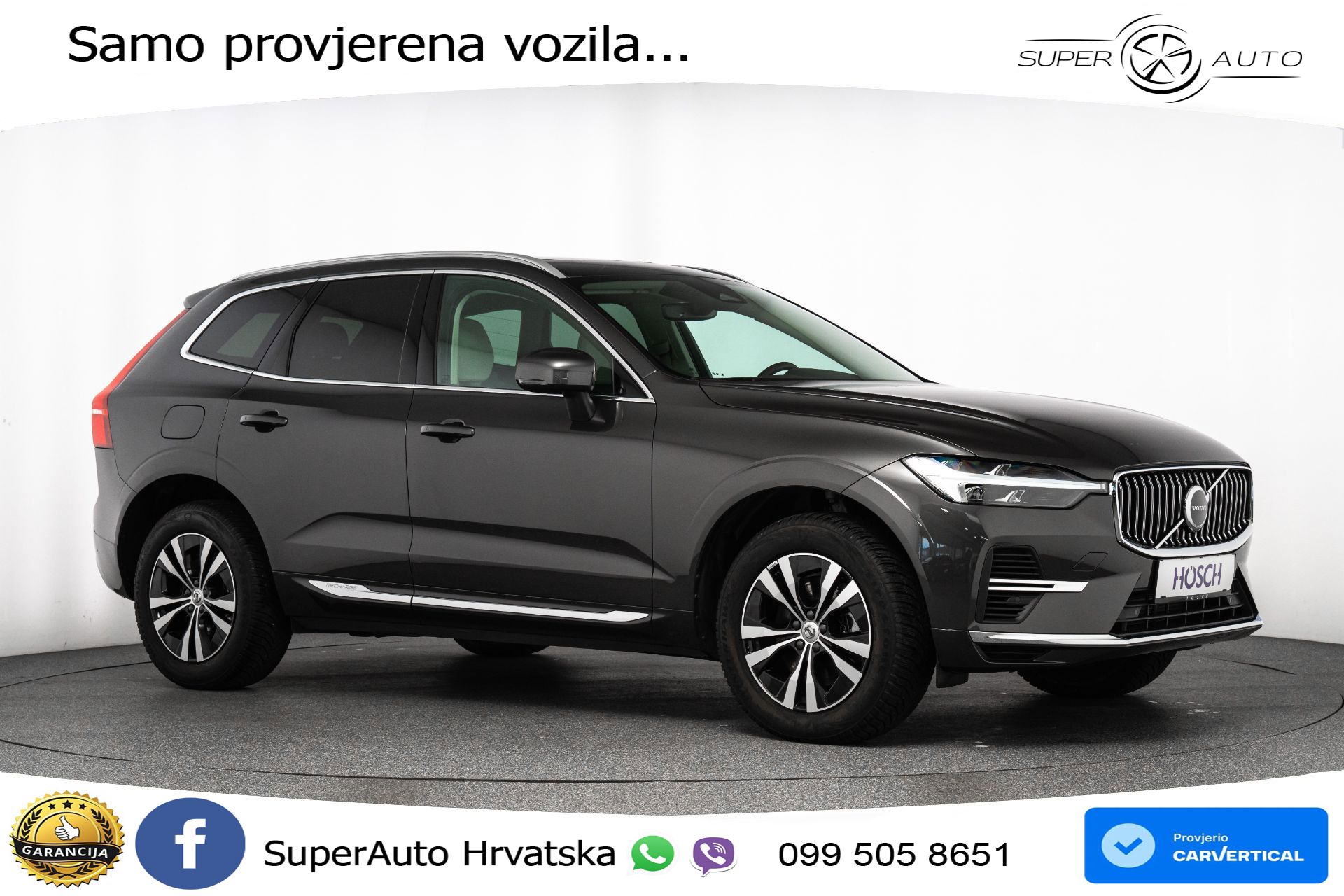 Volvo XC60 2.0 T6 AWD Recharge Core 398 KS, LED+TEM+PANO+KAM+VIRT+PDC