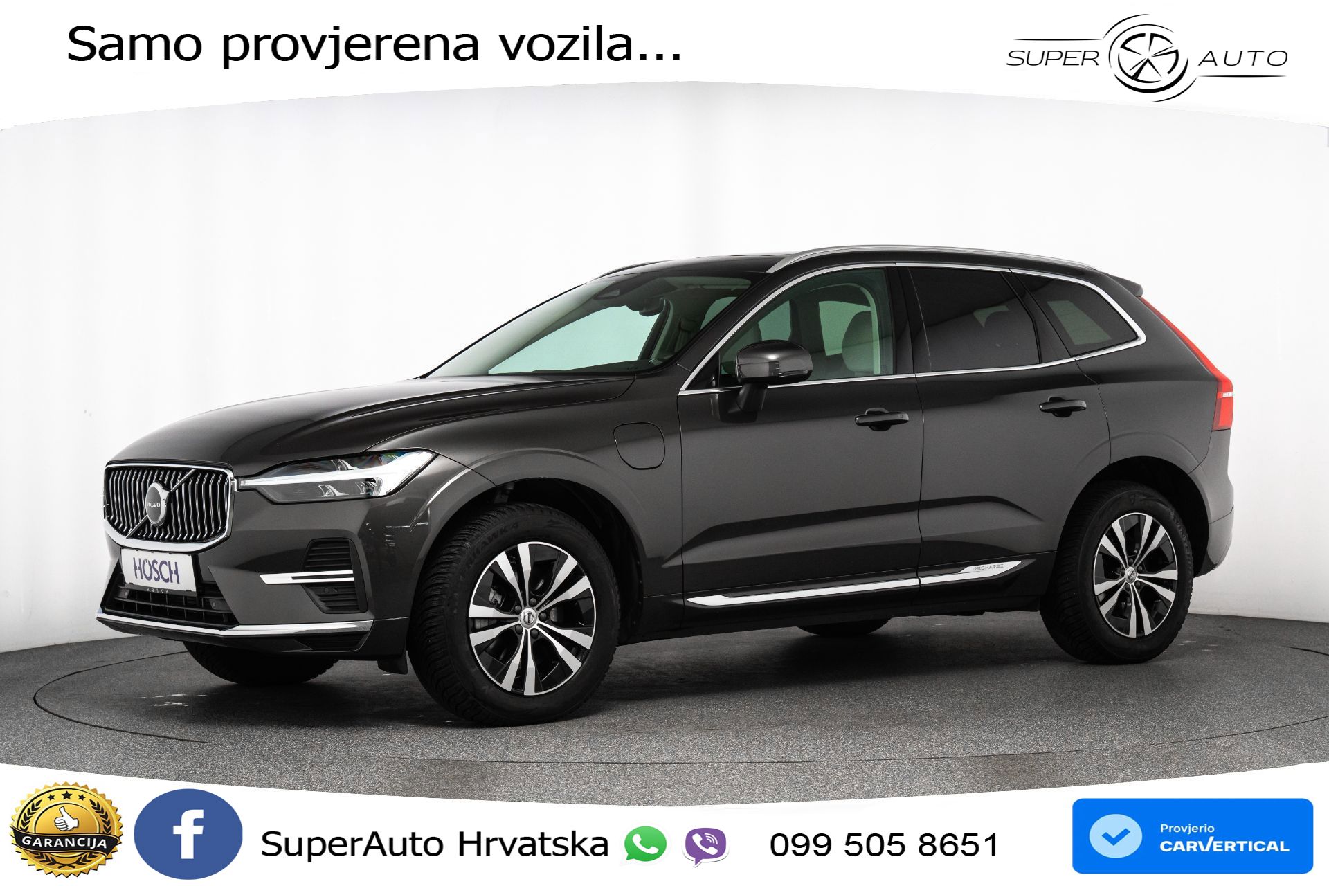 Volvo XC60 2.0 T6 AWD Recharge Core 398 KS, LED+TEM+PANO+KAM+VIRT+PDC