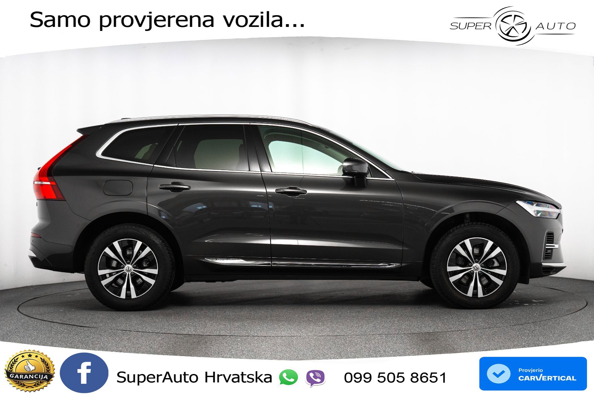 Volvo XC60 2.0 T6 AWD Recharge Core 398 KS, LED+TEM+PANO+KAM+VIRT+PDC