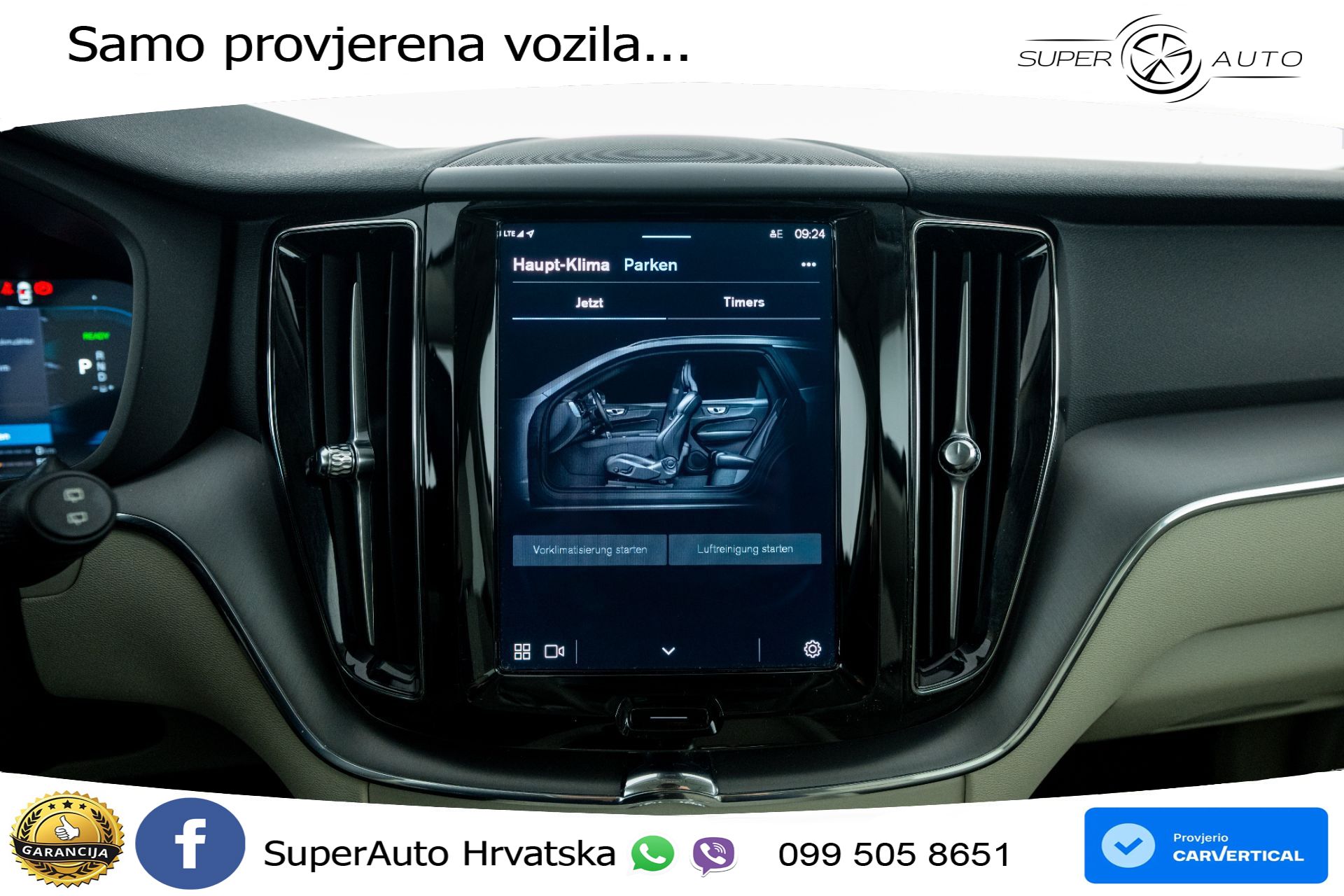 Volvo XC60 2.0 T6 AWD Recharge Core 398 KS, LED+TEM+PANO+KAM+VIRT+PDC