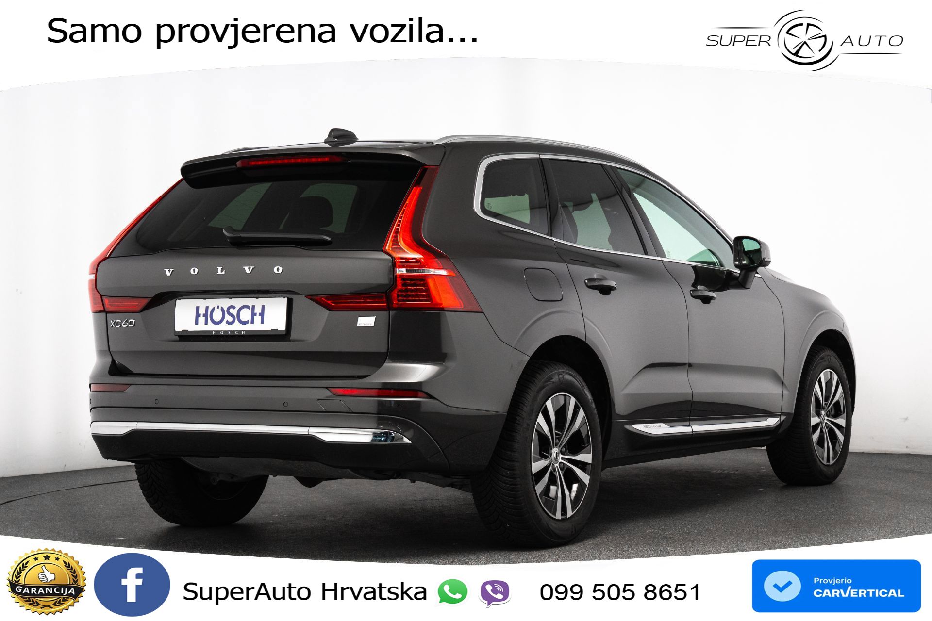 Volvo XC60 2.0 T6 AWD Recharge Core 398 KS, LED+TEM+PANO+KAM+VIRT+PDC