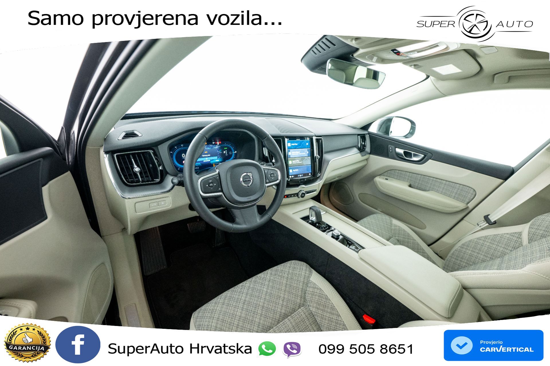 Volvo XC60 2.0 T6 AWD Recharge Core 398 KS, LED+TEM+PANO+KAM+VIRT+PDC