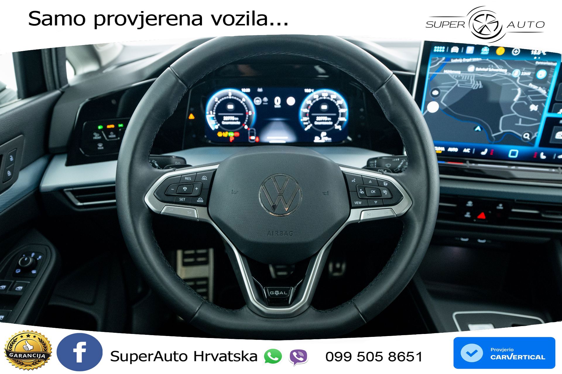 VW Golf 8 2.0 TDI DSG Life 150 KS, LED+ACC+GR SJED+KAM+VIRT+PDC
