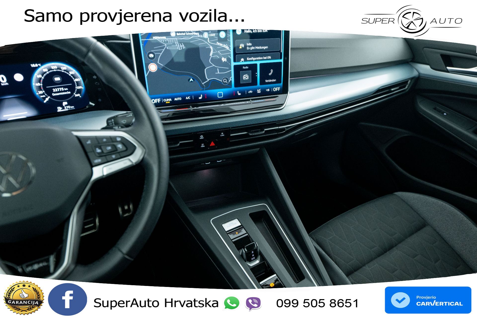 VW Golf 8 2.0 TDI DSG Life 150 KS, LED+ACC+GR SJED+KAM+VIRT+PDC