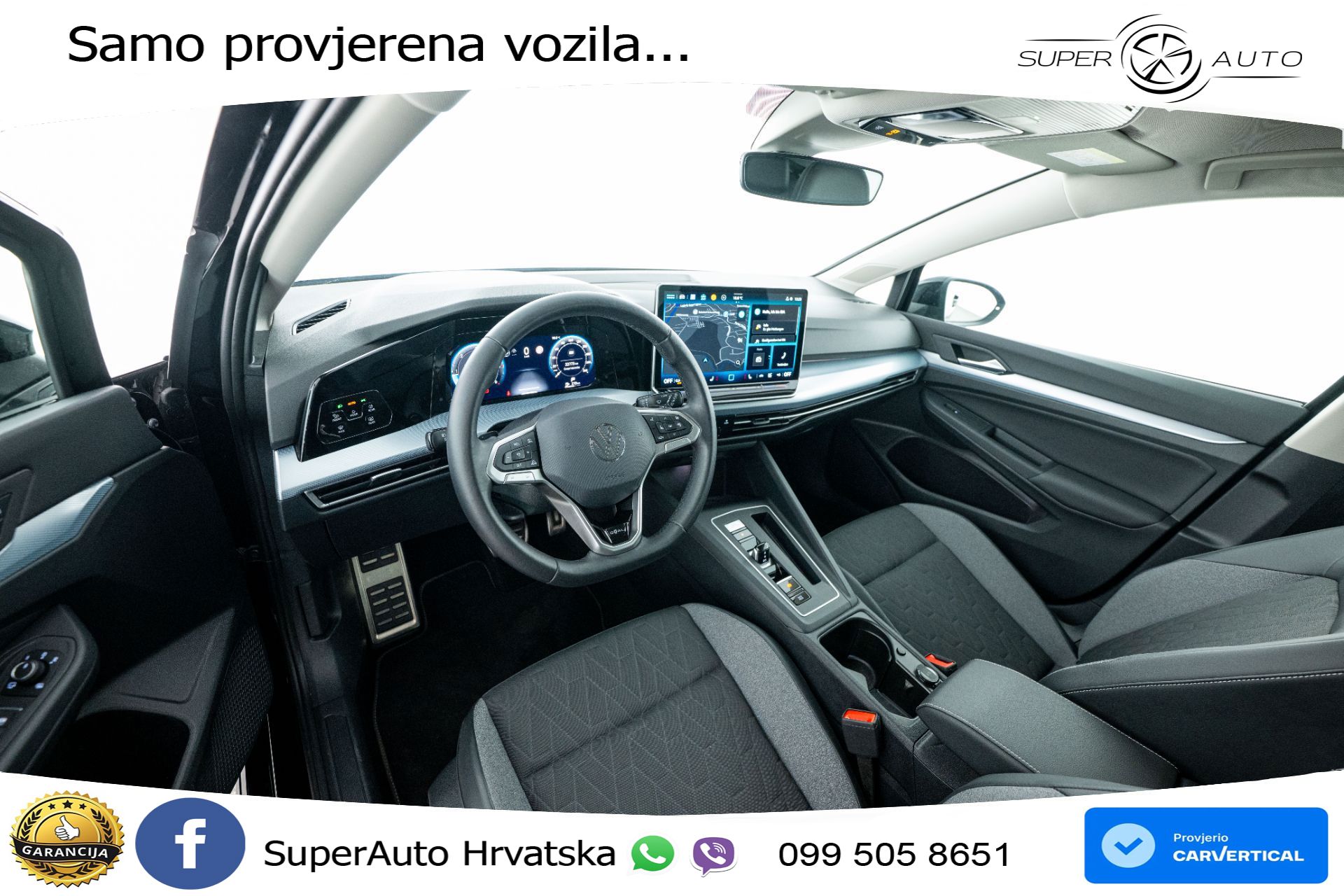 VW Golf 8 2.0 TDI DSG Life 150 KS, LED+ACC+GR SJED+KAM+VIRT+PDC
