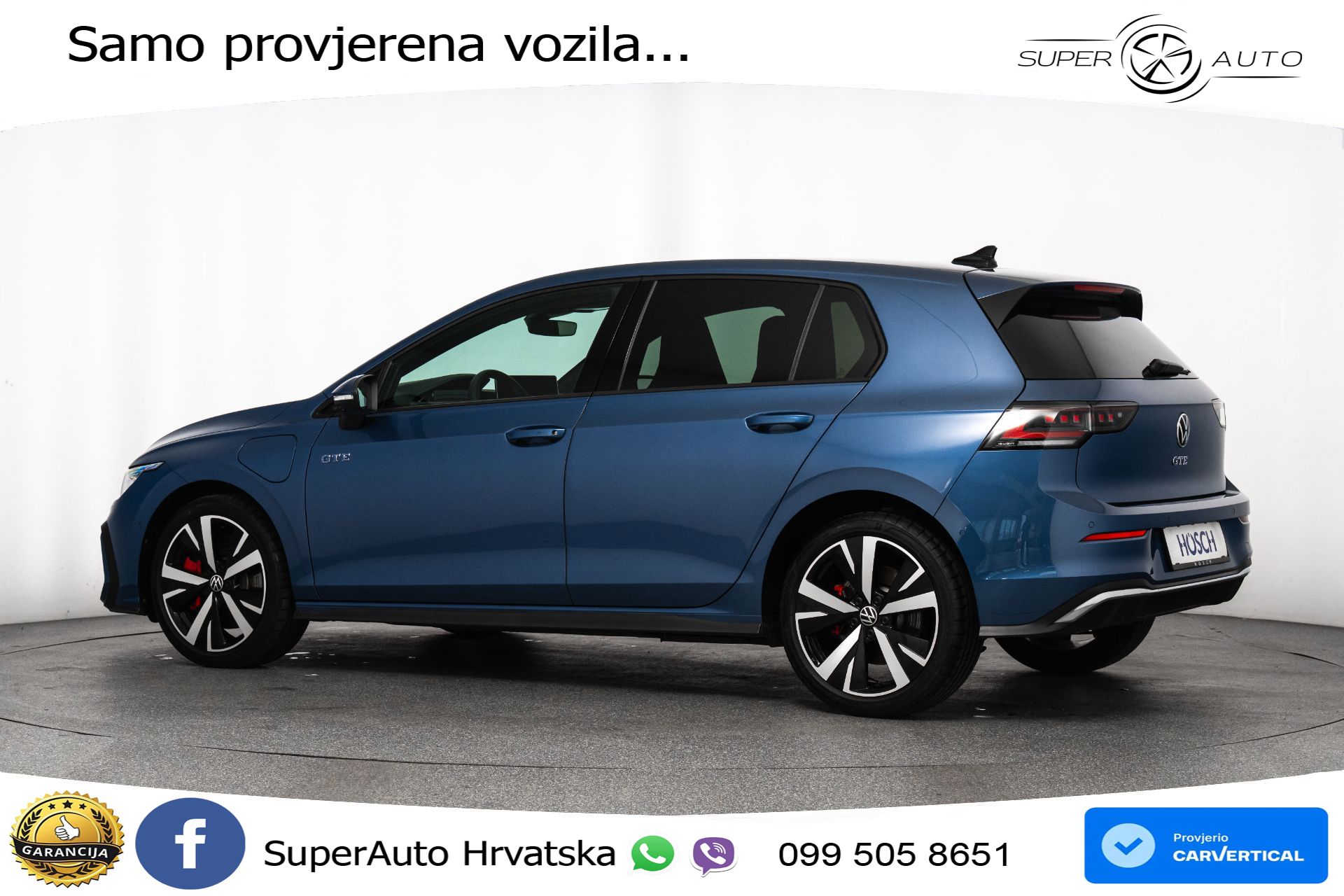 VW Golf 8 GTE 1.5 DSG 272 KS, MATRIX+ACC+GR SJED+360+VIRT