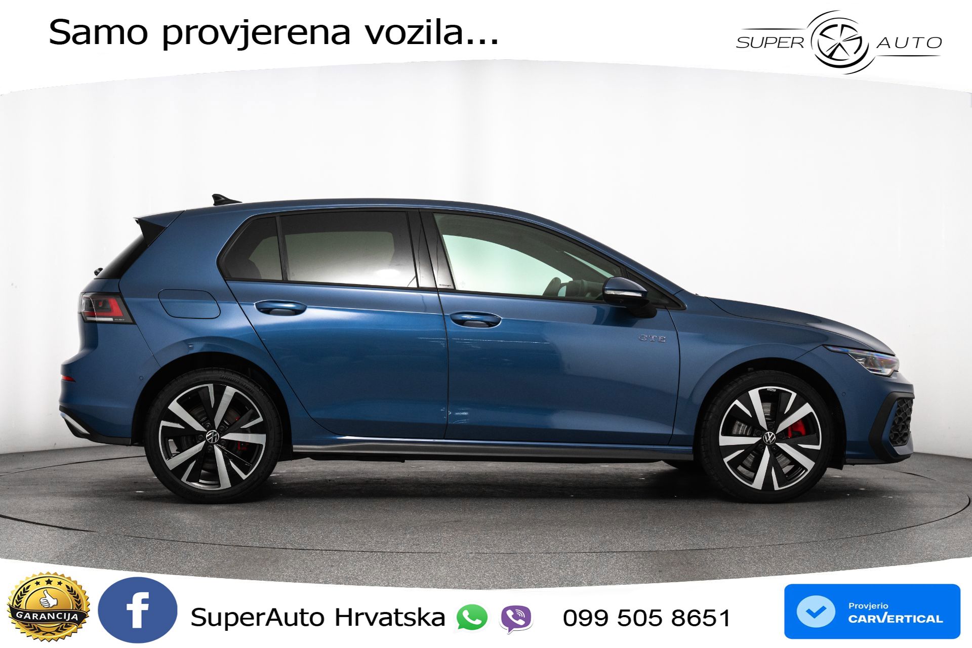 VW Golf 8 GTE 1.5 DSG 272 KS, MATRIX+ACC+GR SJED+360+VIRT