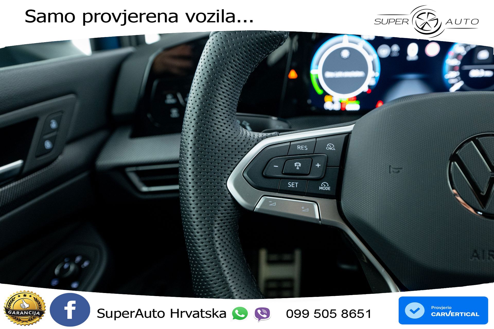 VW Golf 8 GTE 1.5 DSG 272 KS, MATRIX+ACC+GR SJED+360+VIRT