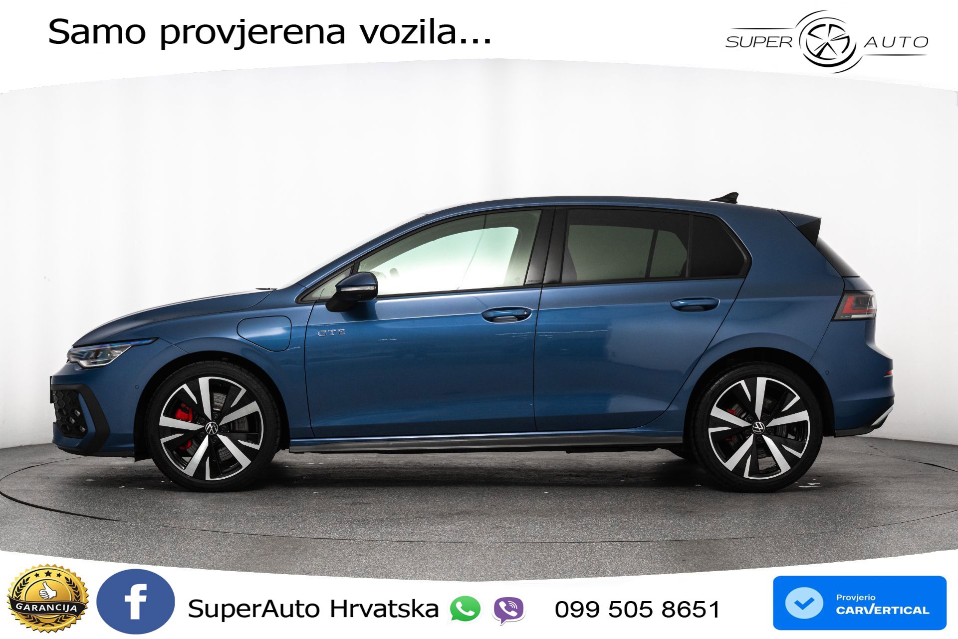 VW Golf 8 GTE 1.5 DSG 272 KS, MATRIX+ACC+GR SJED+360+VIRT
