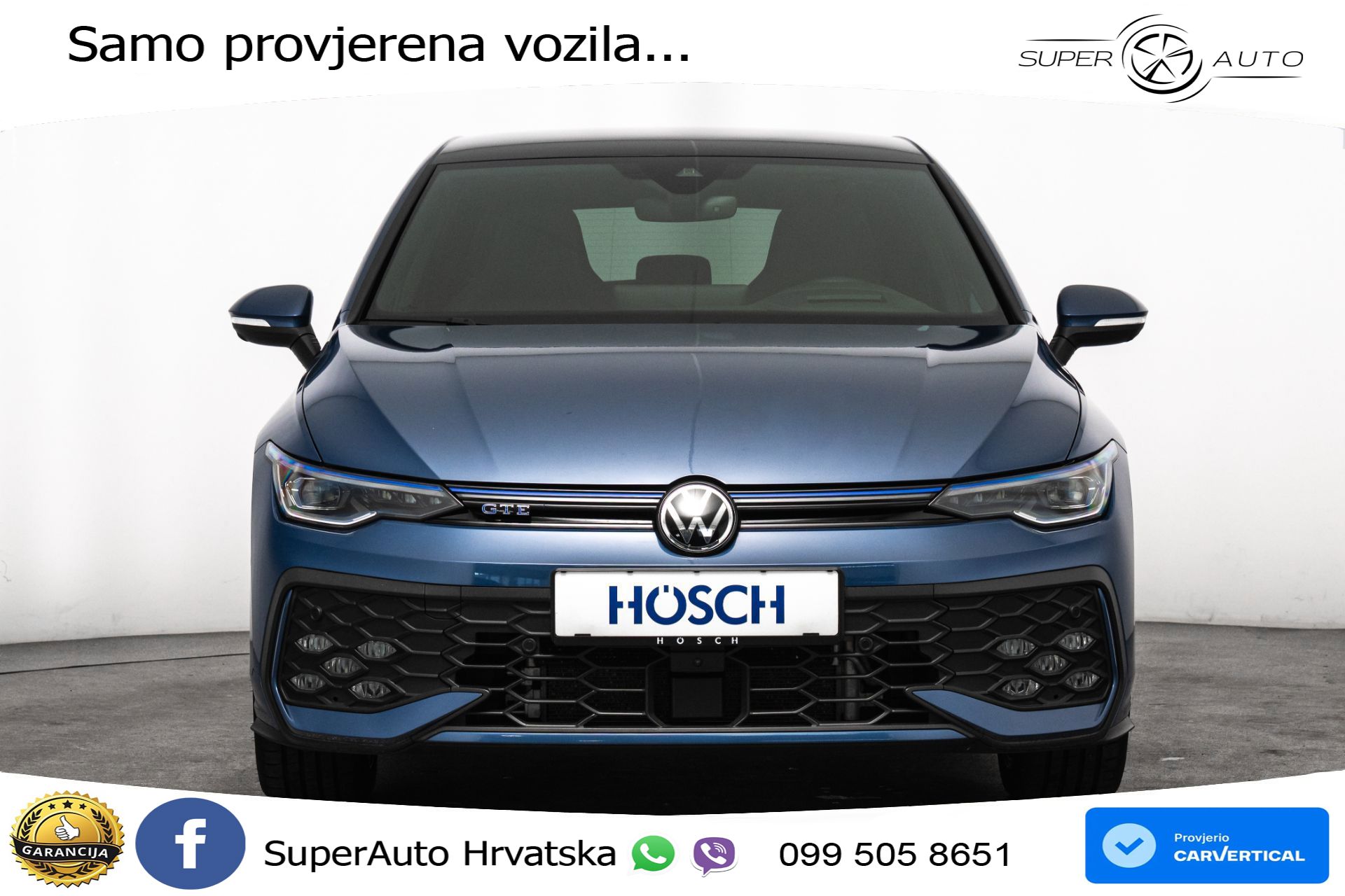 VW Golf 8 GTE 1.5 DSG 272 KS, MATRIX+ACC+GR SJED+360+VIRT