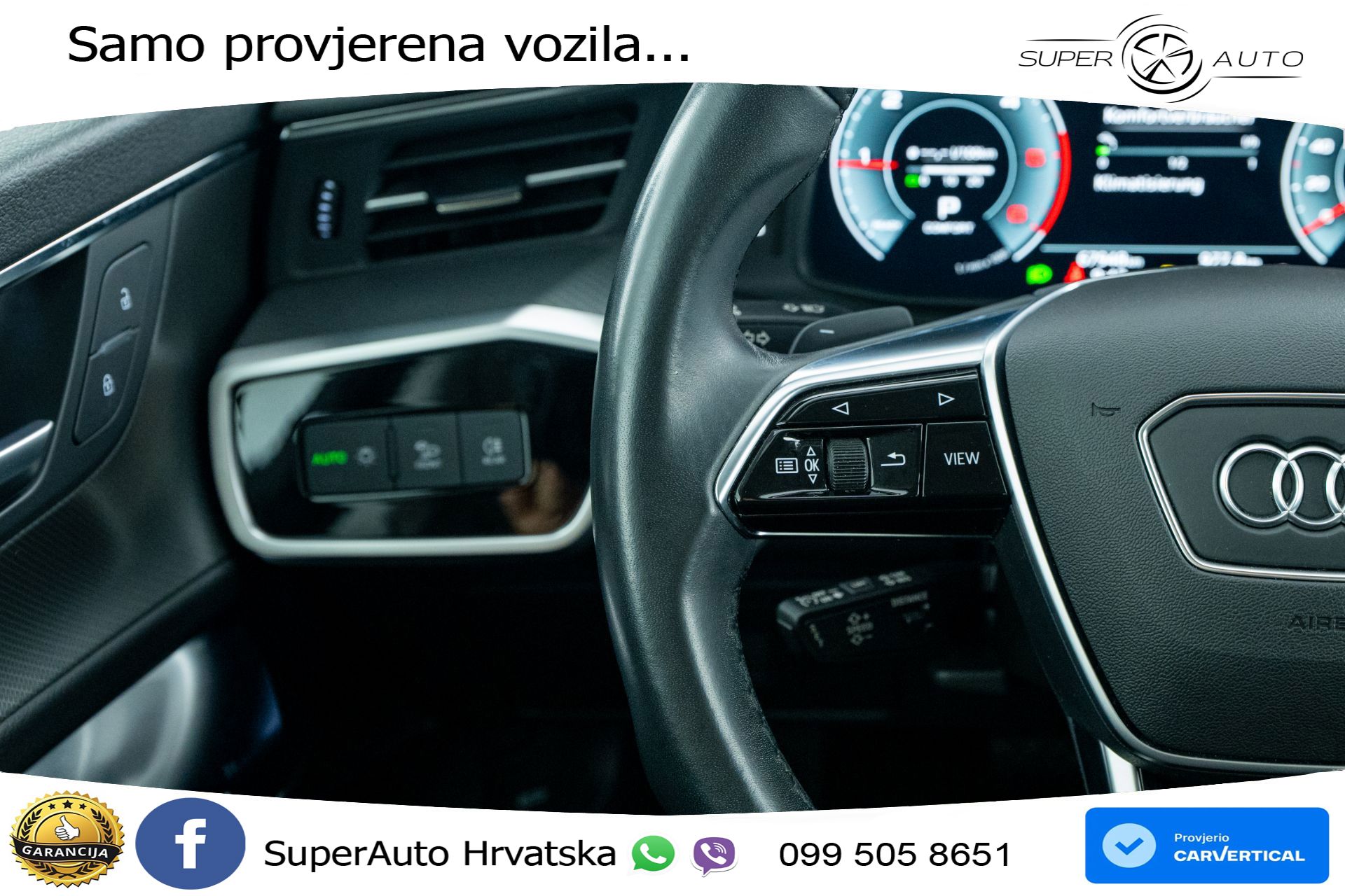 Audi A6 Avant 40 TDI quattro S tronic Advanced 204 KS, LED+ACC+GR SJED+KAM+VIRT