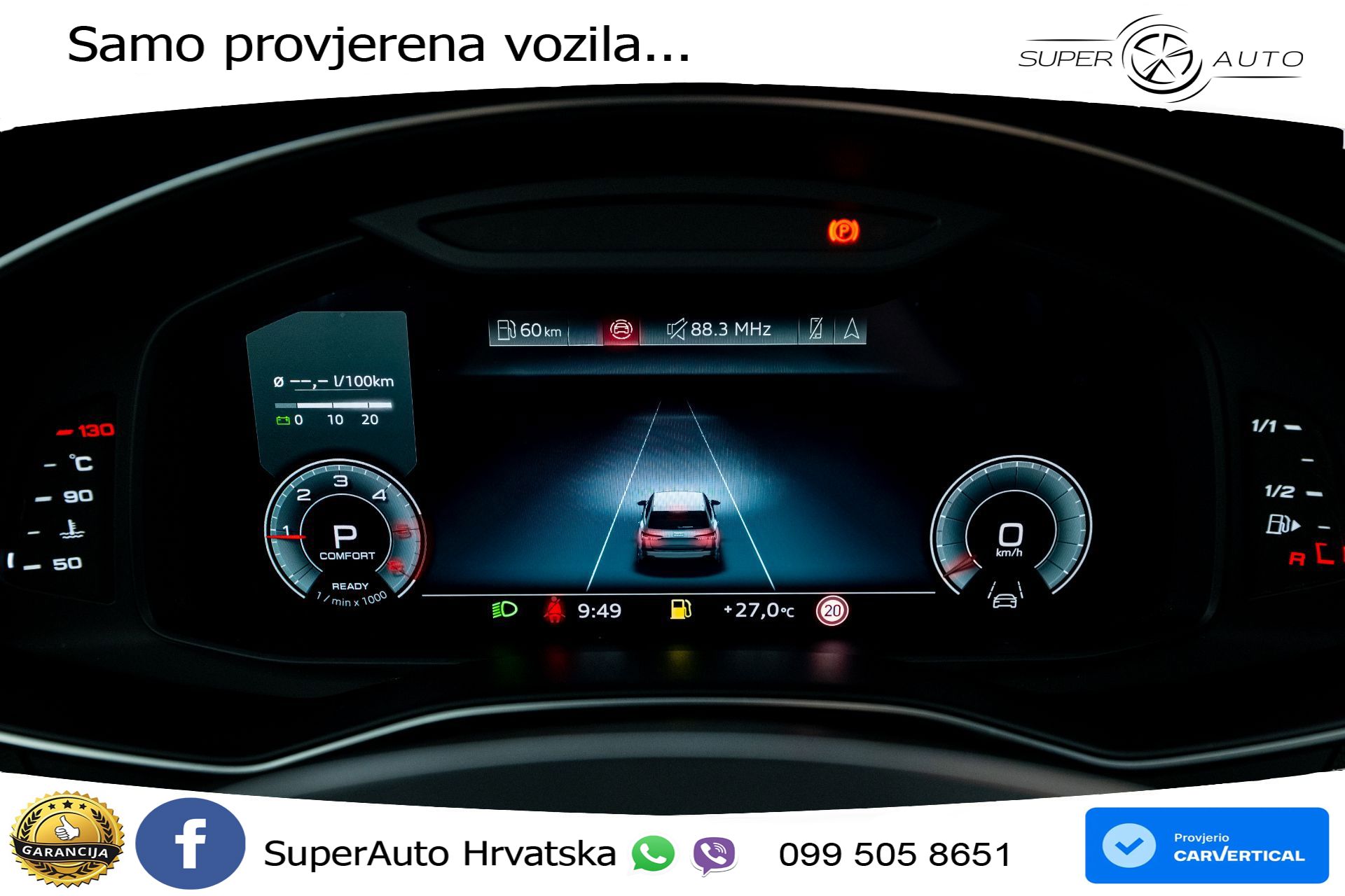 Audi A6 Avant 40 TDI quattro S tronic Advanced 204 KS, LED+ACC+GR SJED+KAM+VIRT