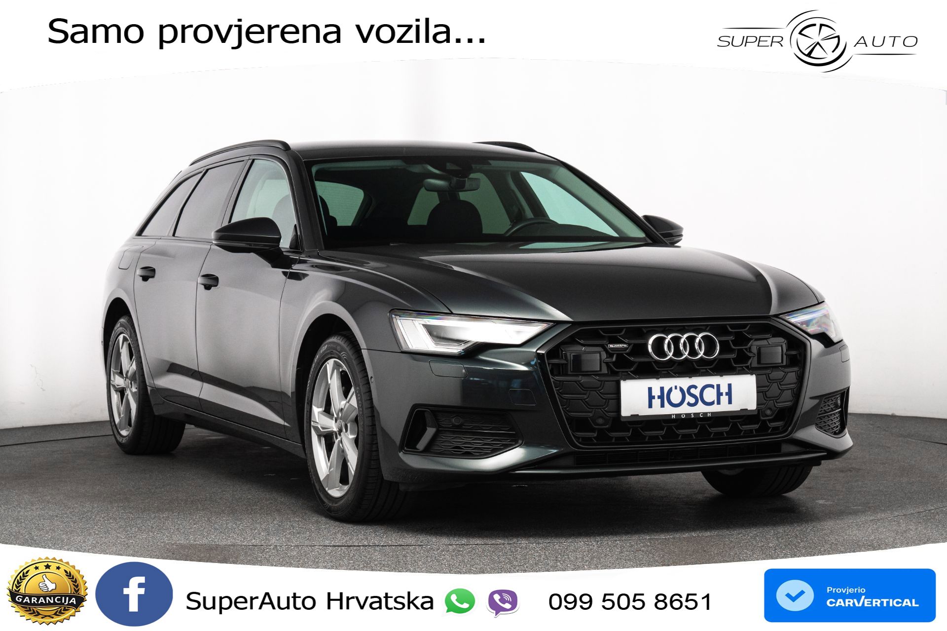 Audi A6 Avant 40 TDI quattro S tronic Advanced 204 KS, LED+ACC+GR SJED+KAM+VIRT
