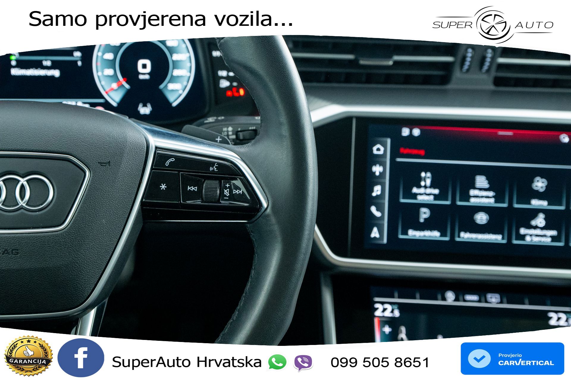 Audi A6 Avant 40 TDI quattro S tronic Advanced 204 KS, LED+ACC+GR SJED+KAM+VIRT