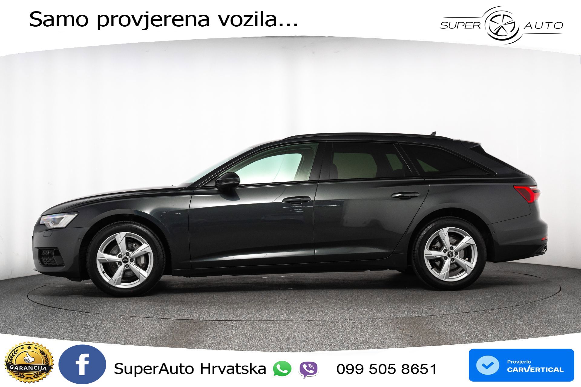 Audi A6 Avant 40 TDI quattro S tronic Advanced 204 KS, LED+ACC+GR SJED+KAM+VIRT