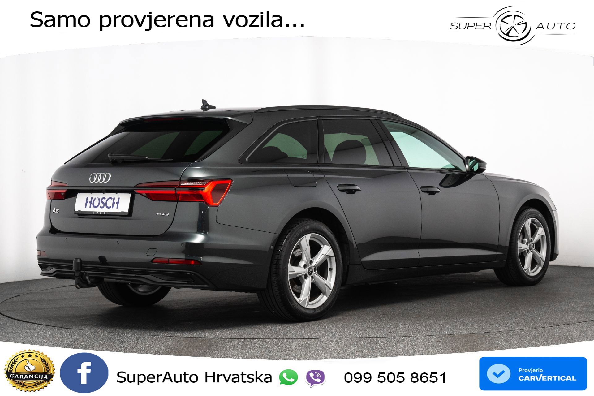 Audi A6 Avant 40 TDI quattro S tronic Advanced 204 KS, LED+ACC+GR SJED+KAM+VIRT