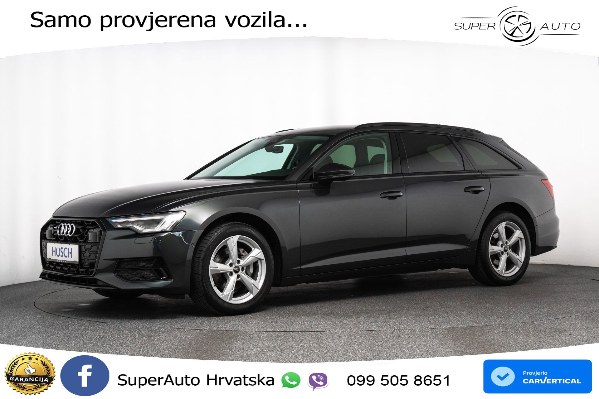 Audi A6 Avant 40 TDI quattro S tronic Advanced 204 KS, LED+ACC+GR SJED+KAM+VIRT