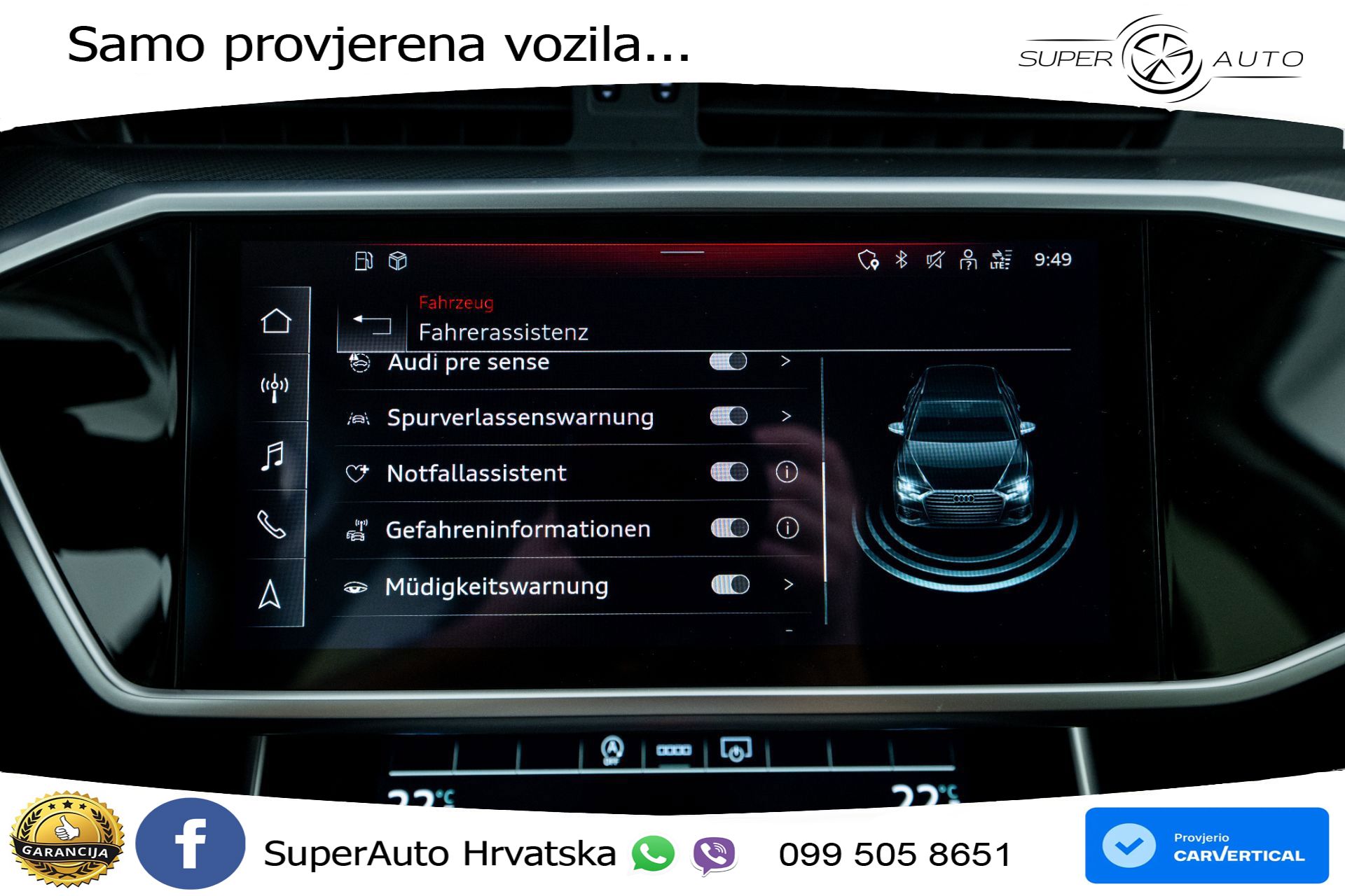 Audi A6 Avant 40 TDI quattro S tronic Advanced 204 KS, LED+ACC+GR SJED+KAM+VIRT