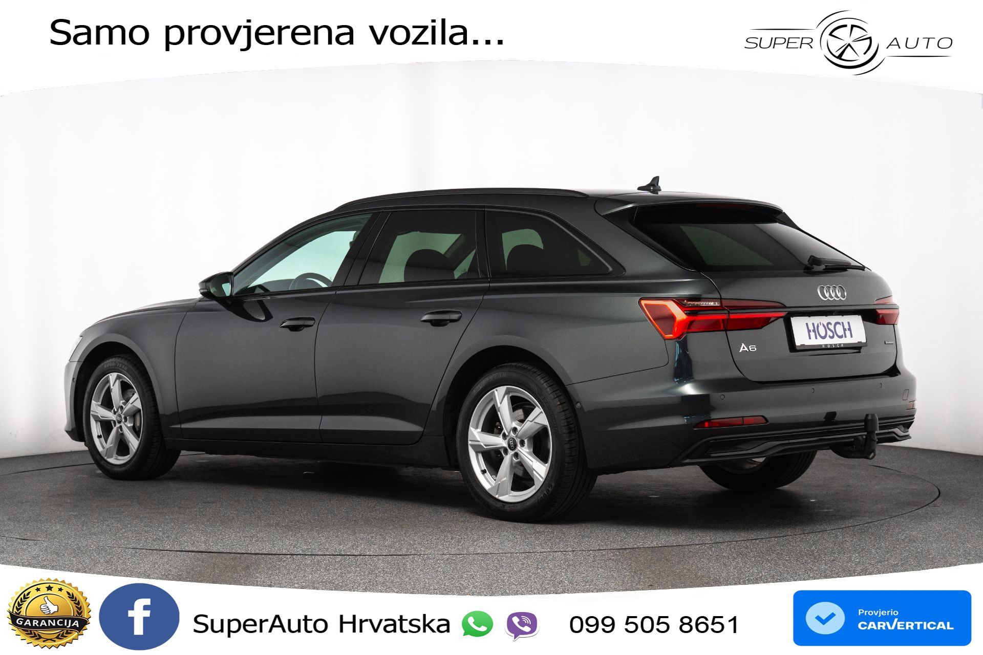 Audi A6 Avant 40 TDI quattro S tronic Advanced 204 KS, LED+ACC+GR SJED+KAM+VIRT