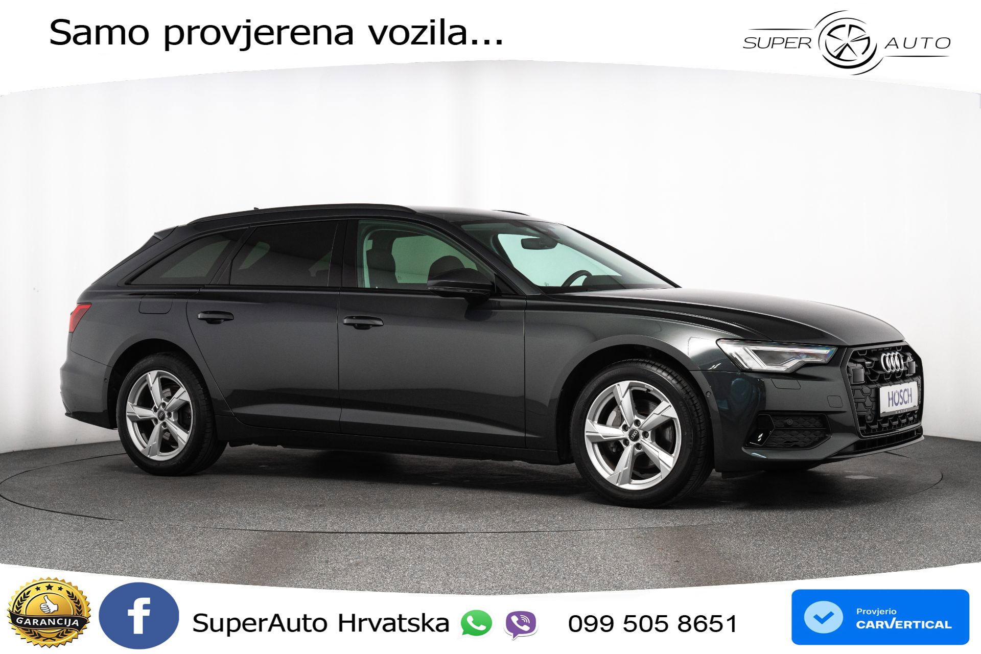 Audi A6 Avant 40 TDI quattro S tronic Advanced 204 KS, LED+ACC+GR SJED+KAM+VIRT