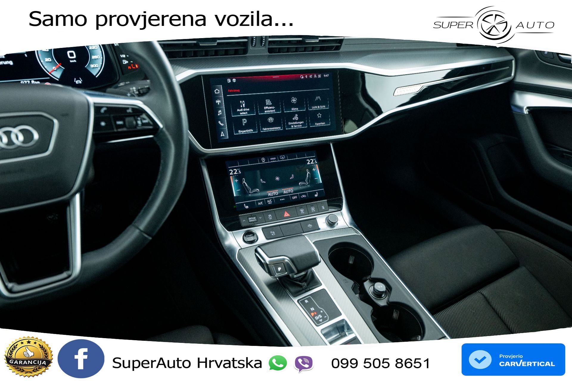 Audi A6 Avant 40 TDI quattro S tronic Advanced 204 KS, LED+ACC+GR SJED+KAM+VIRT