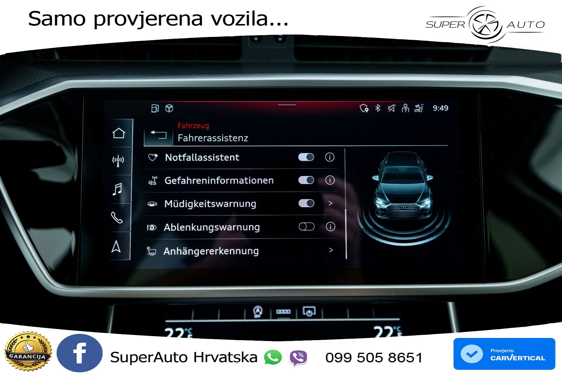 Audi A6 Avant 40 TDI quattro S tronic Advanced 204 KS, LED+ACC+GR SJED+KAM+VIRT