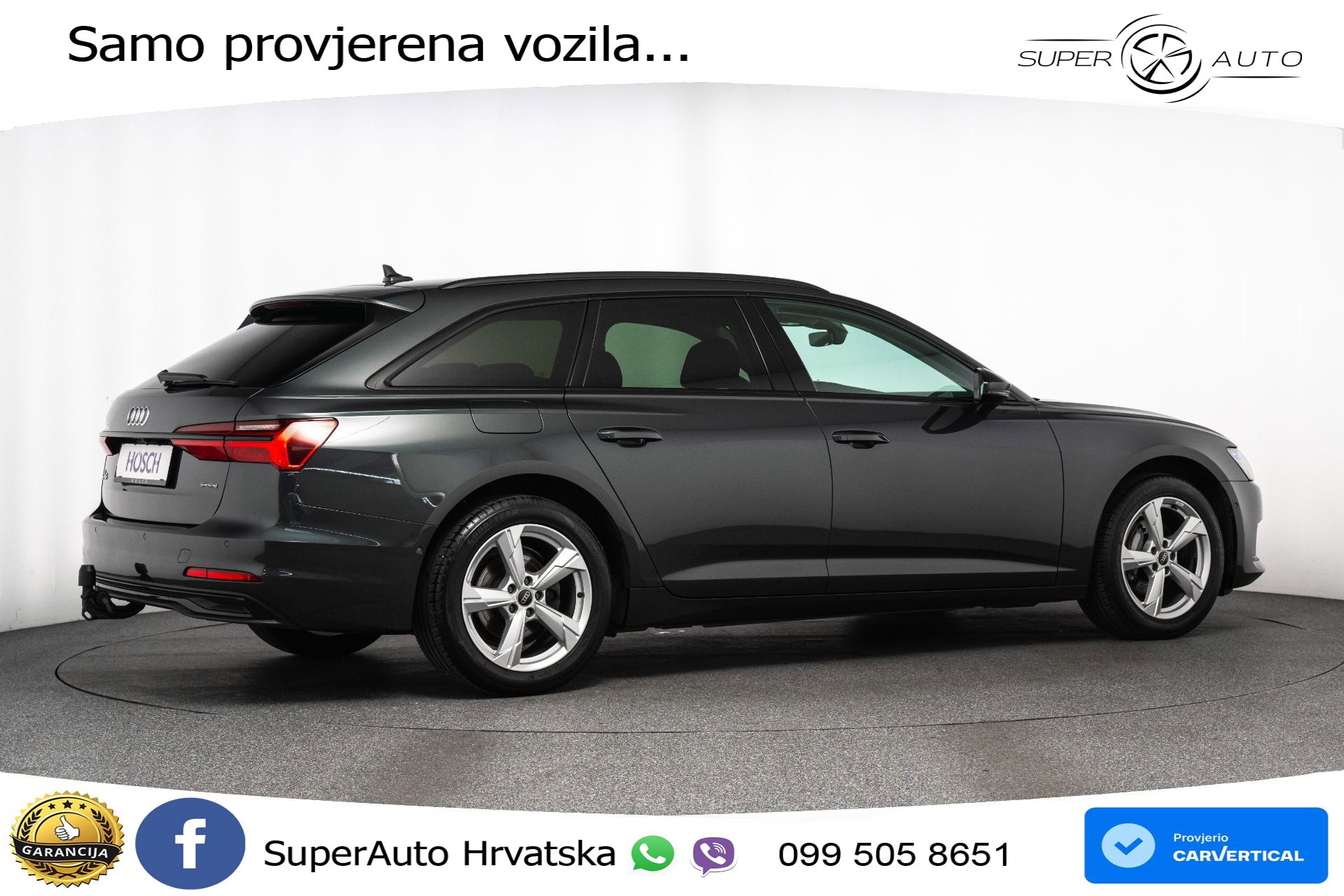 Audi A6 Avant 40 TDI quattro S tronic Advanced 204 KS, LED+ACC+GR SJED+KAM+VIRT