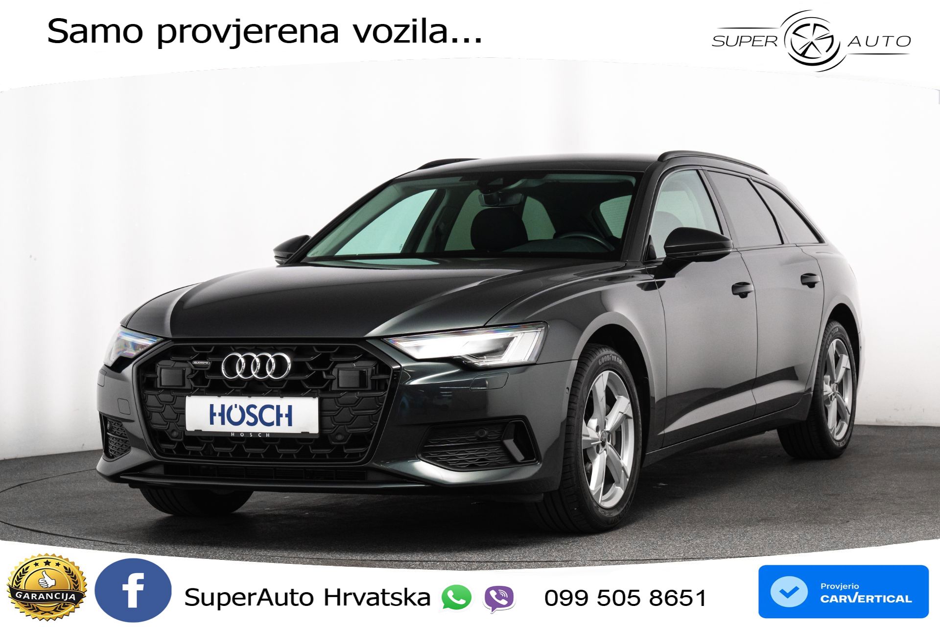 Audi A6 Avant 40 TDI quattro S tronic Advanced 204 KS, LED+ACC+GR SJED+KAM+VIRT
