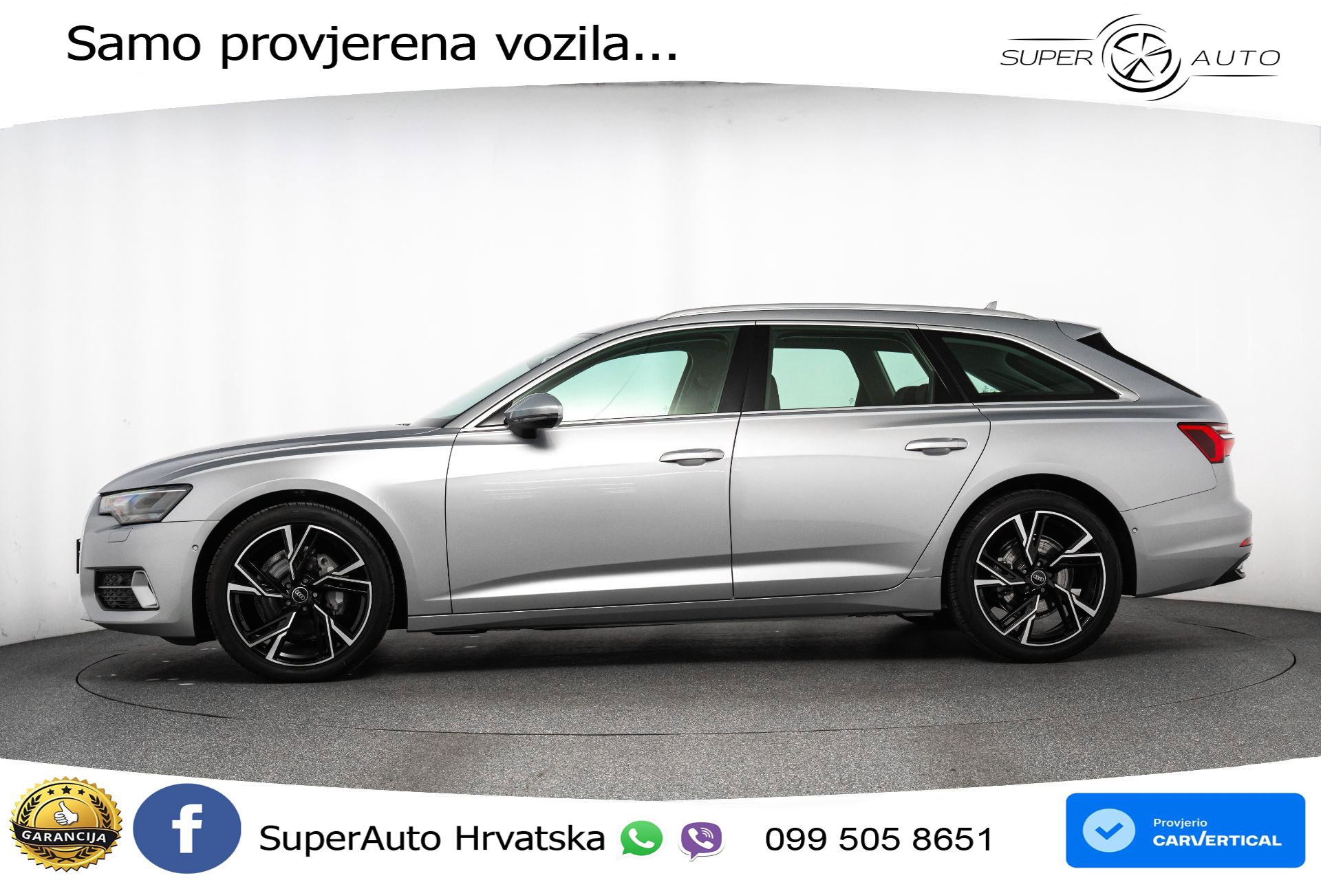 Audi A6 Avant 40 TDI quattro S tronic Sport 204 KS, LED+ACC+GR SJED+KAM+VIRT+PDC