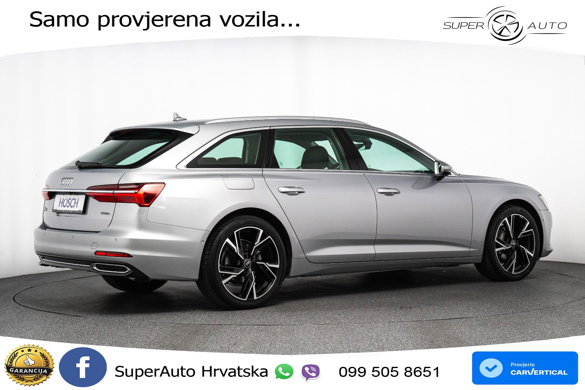 Audi A6 Avant 40 TDI quattro S tronic Sport 204 KS, LED+ACC+GR SJED+KAM+VIRT+PDC