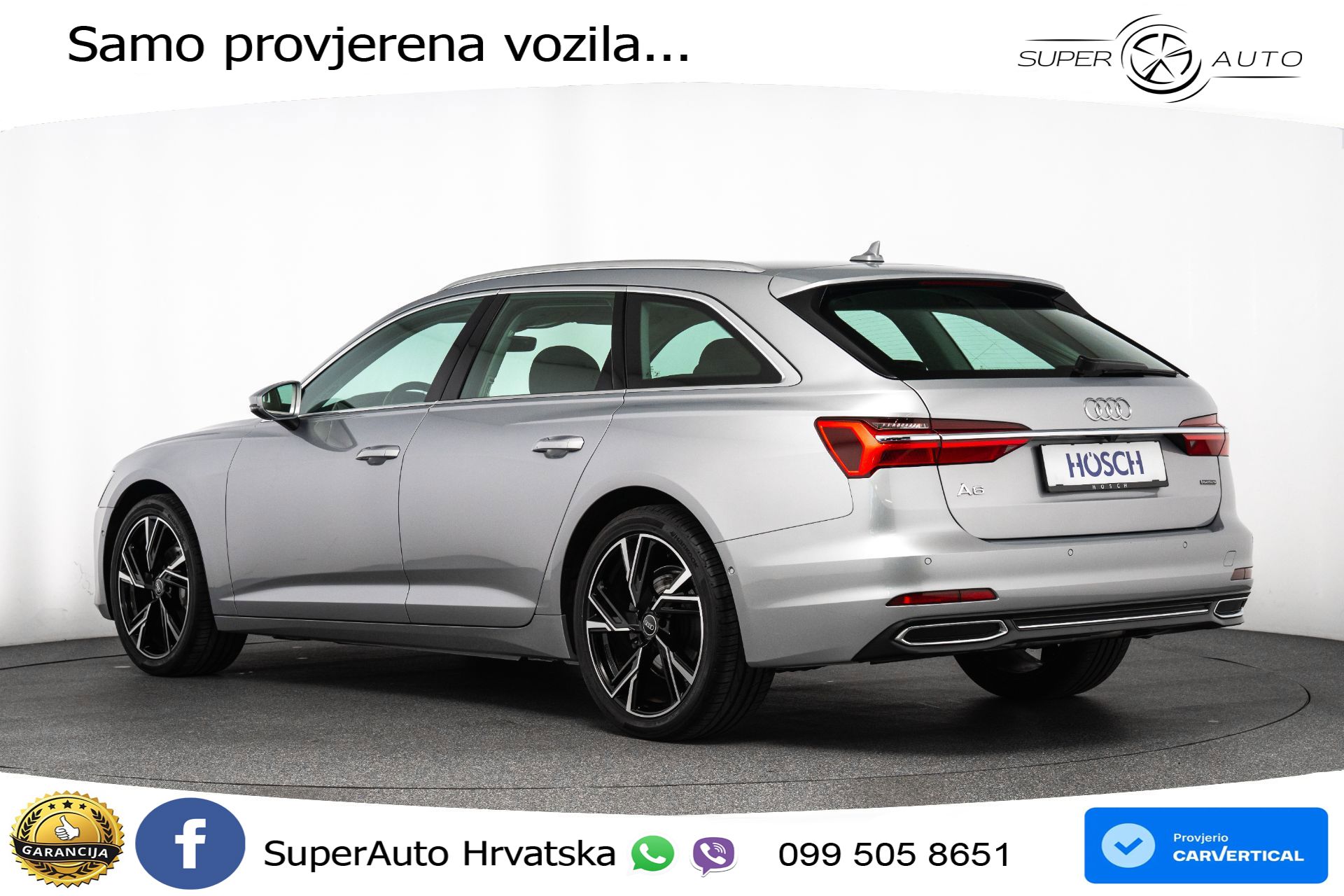 Audi A6 Avant 40 TDI quattro S tronic Sport 204 KS, LED+ACC+GR SJED+KAM+VIRT+PDC