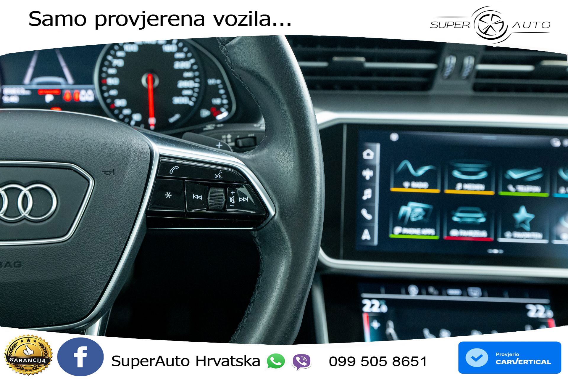 Audi A6 Avant 40 TDI quattro S tronic Sport 204 KS, LED+ACC+GR SJED+KAM+VIRT+PDC