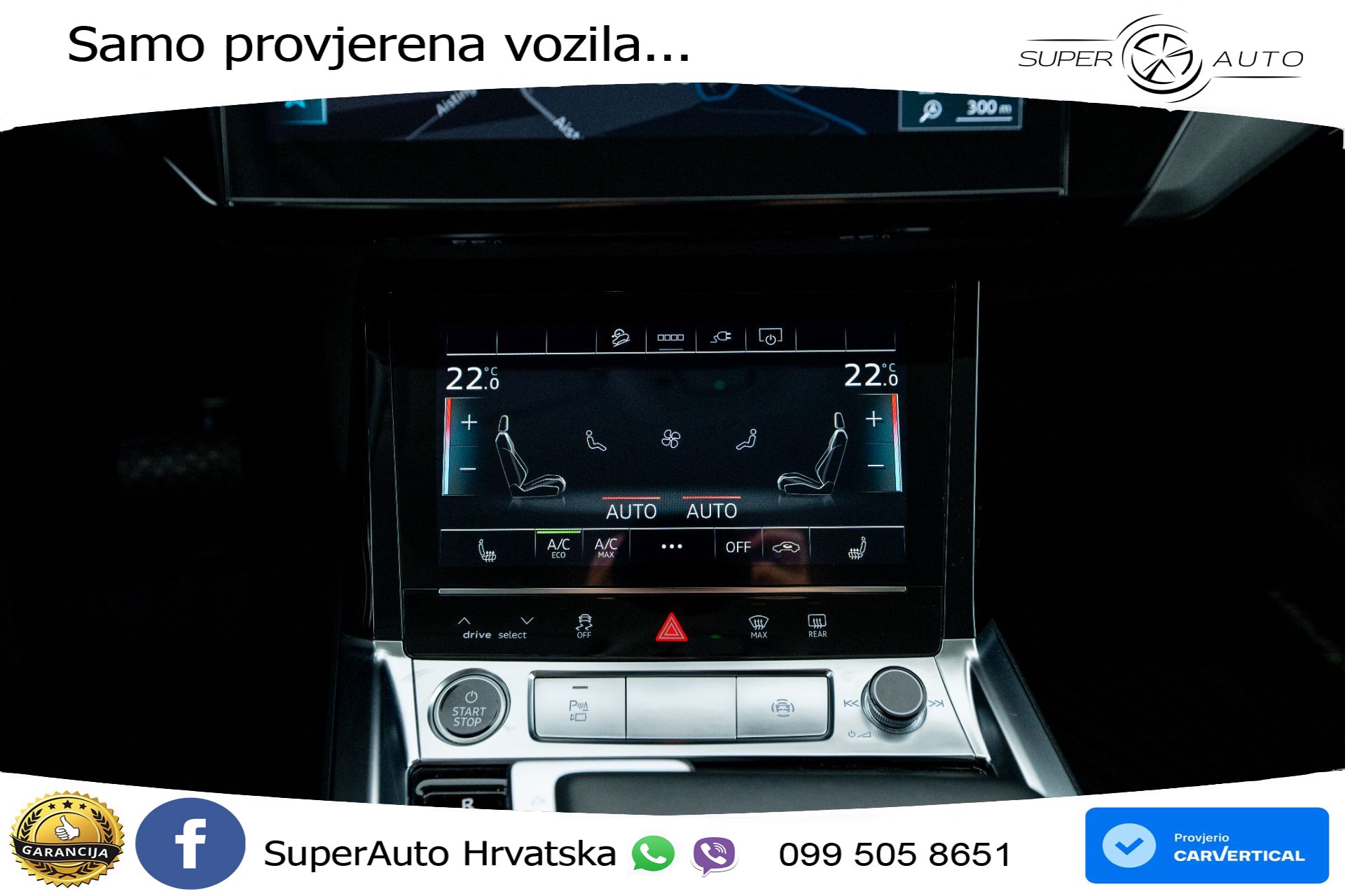 Audi Q8 e-tron 50 95 kWh quattro 340 KS, ACC+KAM+GR SJED+VIRT+PARK