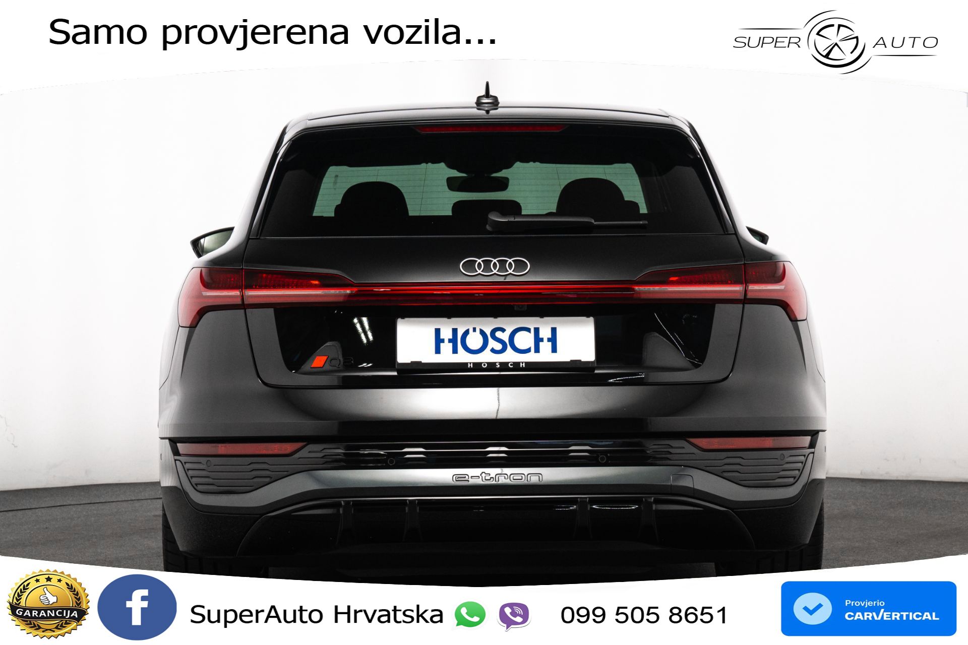 Audi Q8 e-tron 50 95 kWh quattro 340 KS, ACC+KAM+GR SJED+VIRT+PARK
