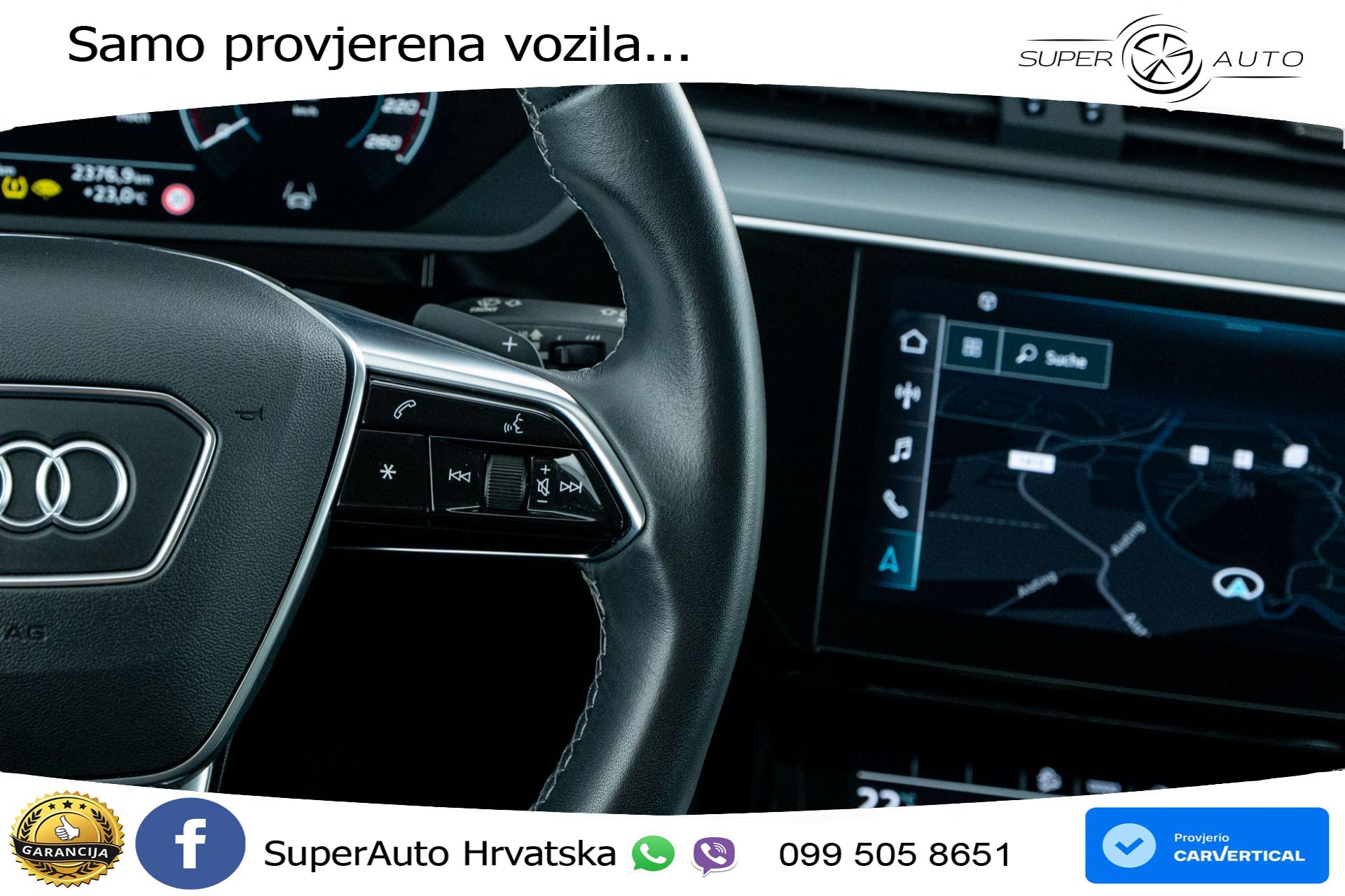 Audi Q8 e-tron 50 95 kWh quattro 340 KS, ACC+KAM+GR SJED+VIRT+PARK
