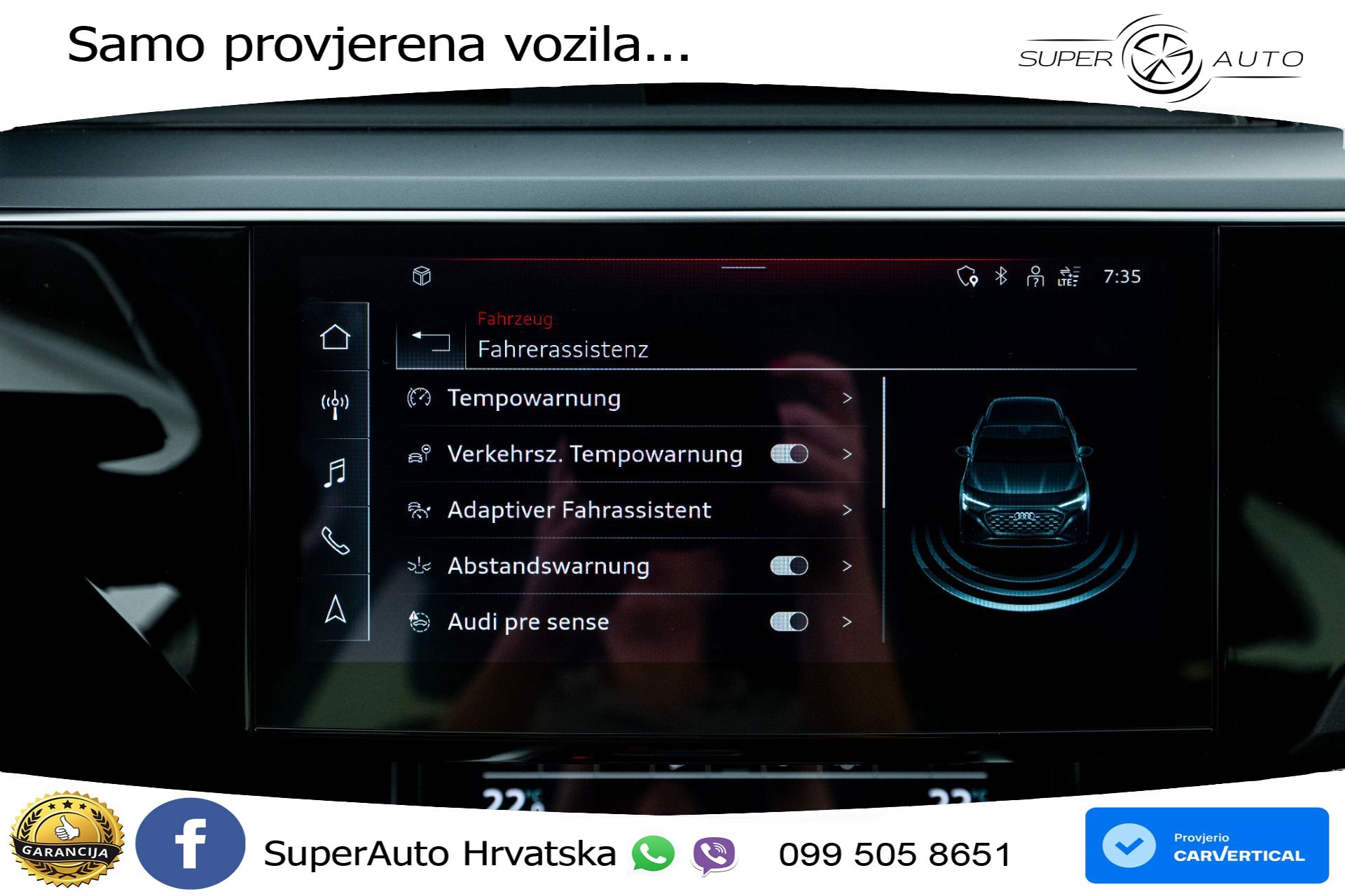 Audi Q8 e-tron 50 95 kWh quattro 340 KS, ACC+KAM+GR SJED+VIRT+PARK